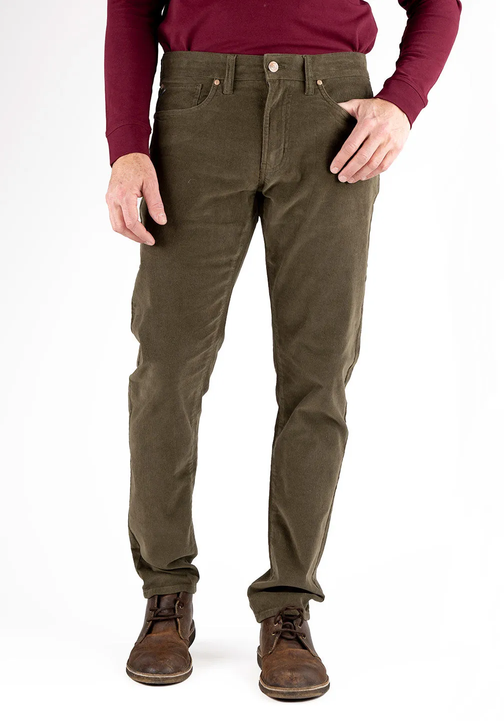 16W Stretch Corduroy Slim Fit 5-PKT Pants 