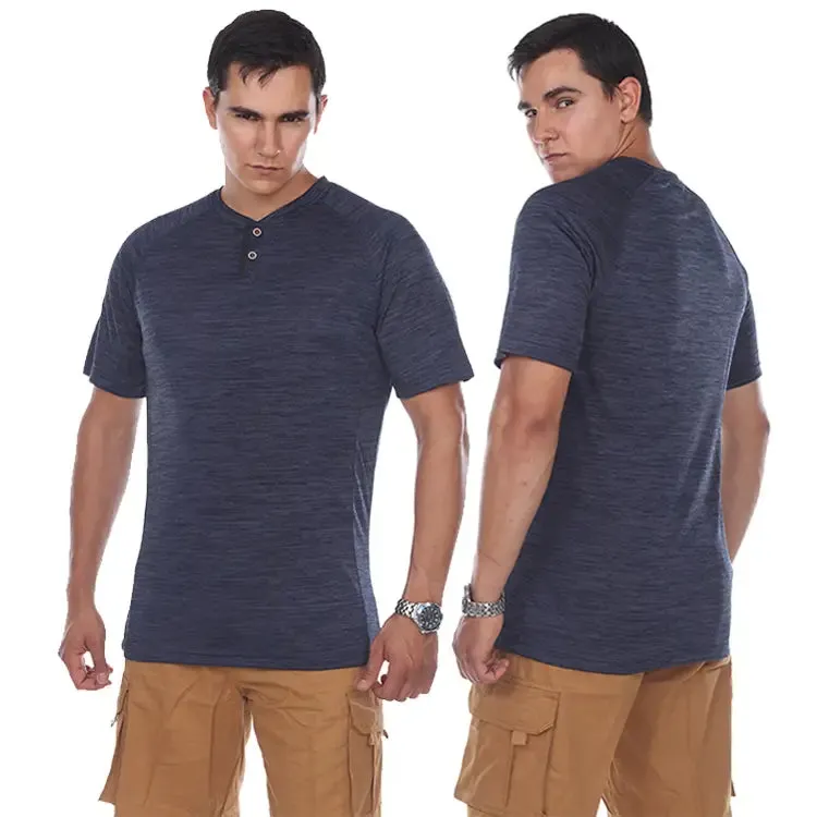 2 Pack Men's Henley Shirts