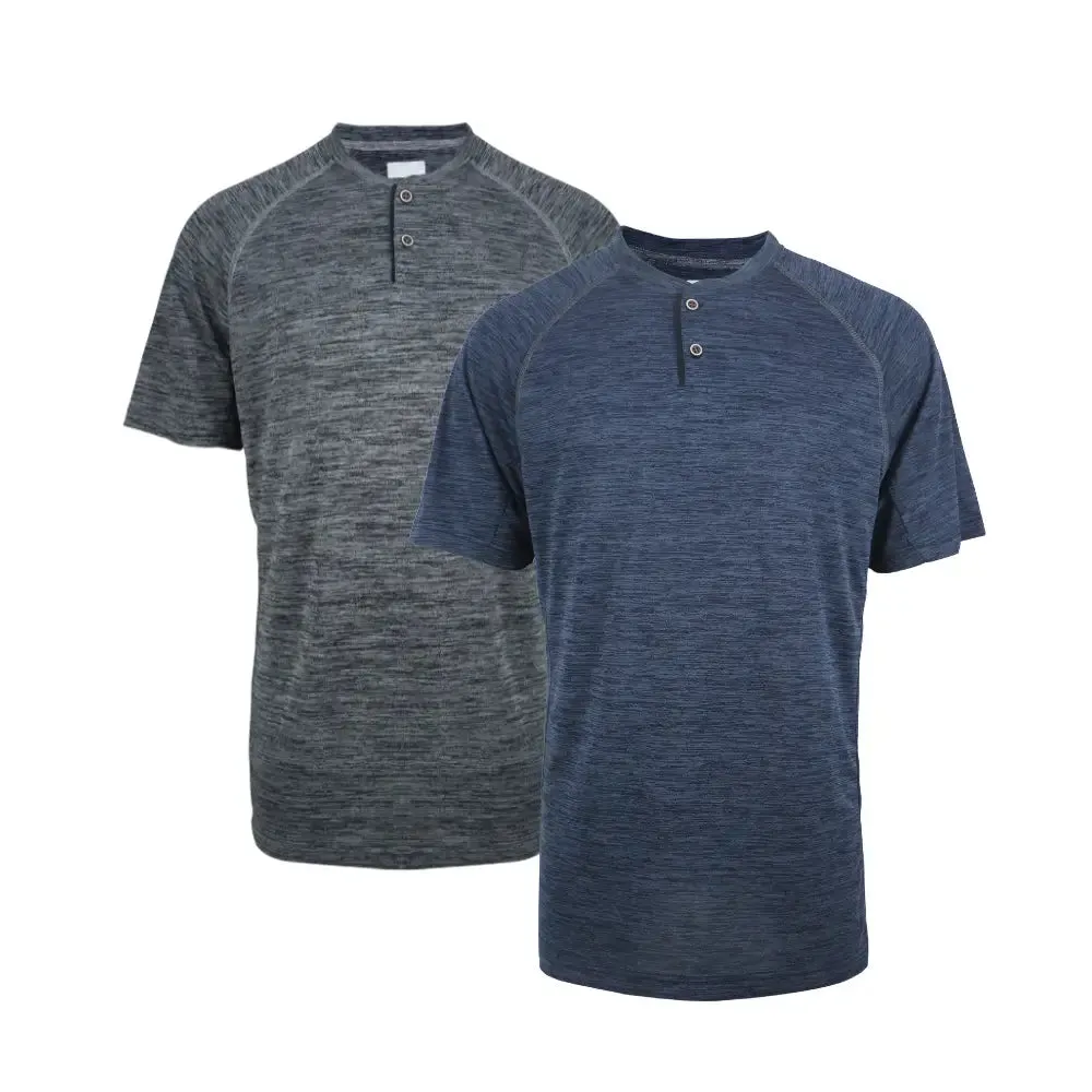 2 Pack Men's Henley Shirts