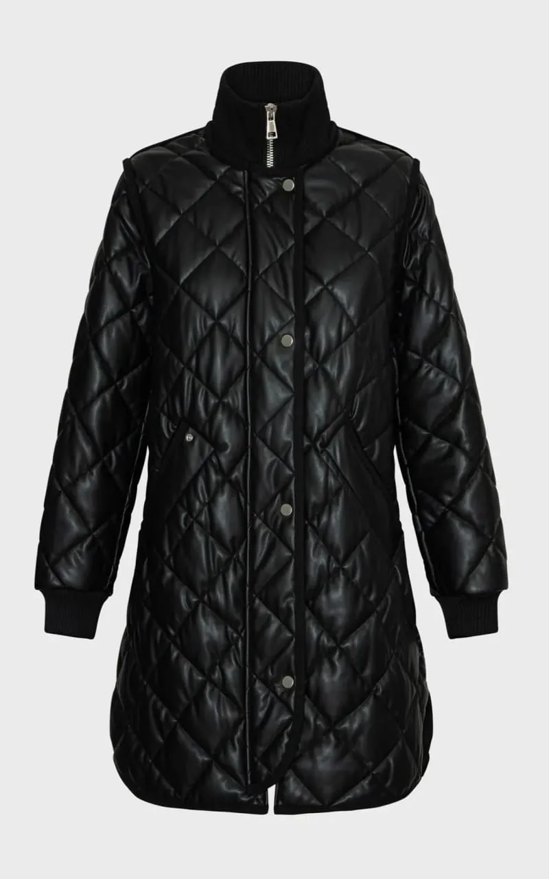 Adroit Atelier - Liberty Quilted Vegan Leather Jacket