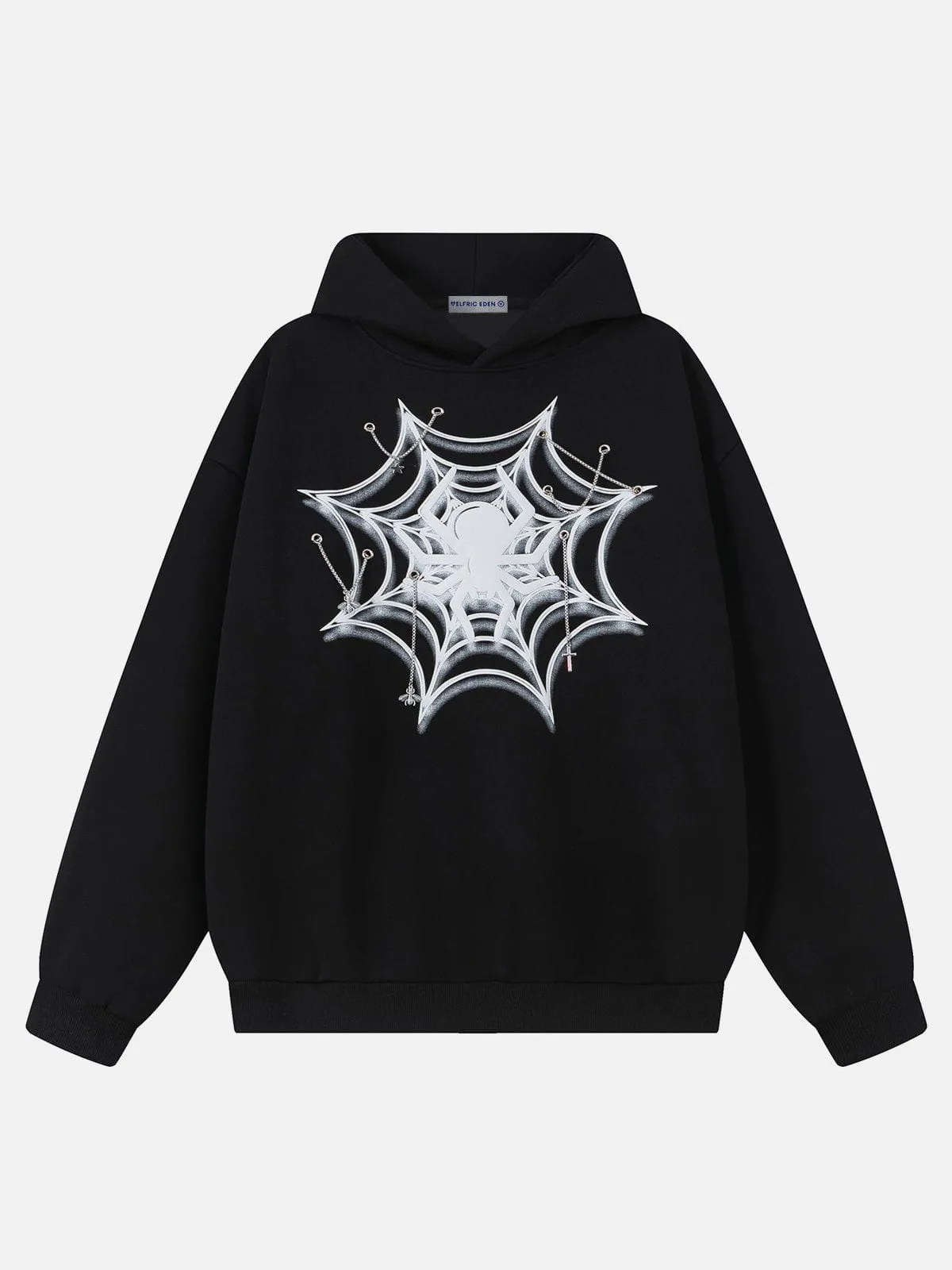 Aelfric Eden Spider Web Print Hoodie