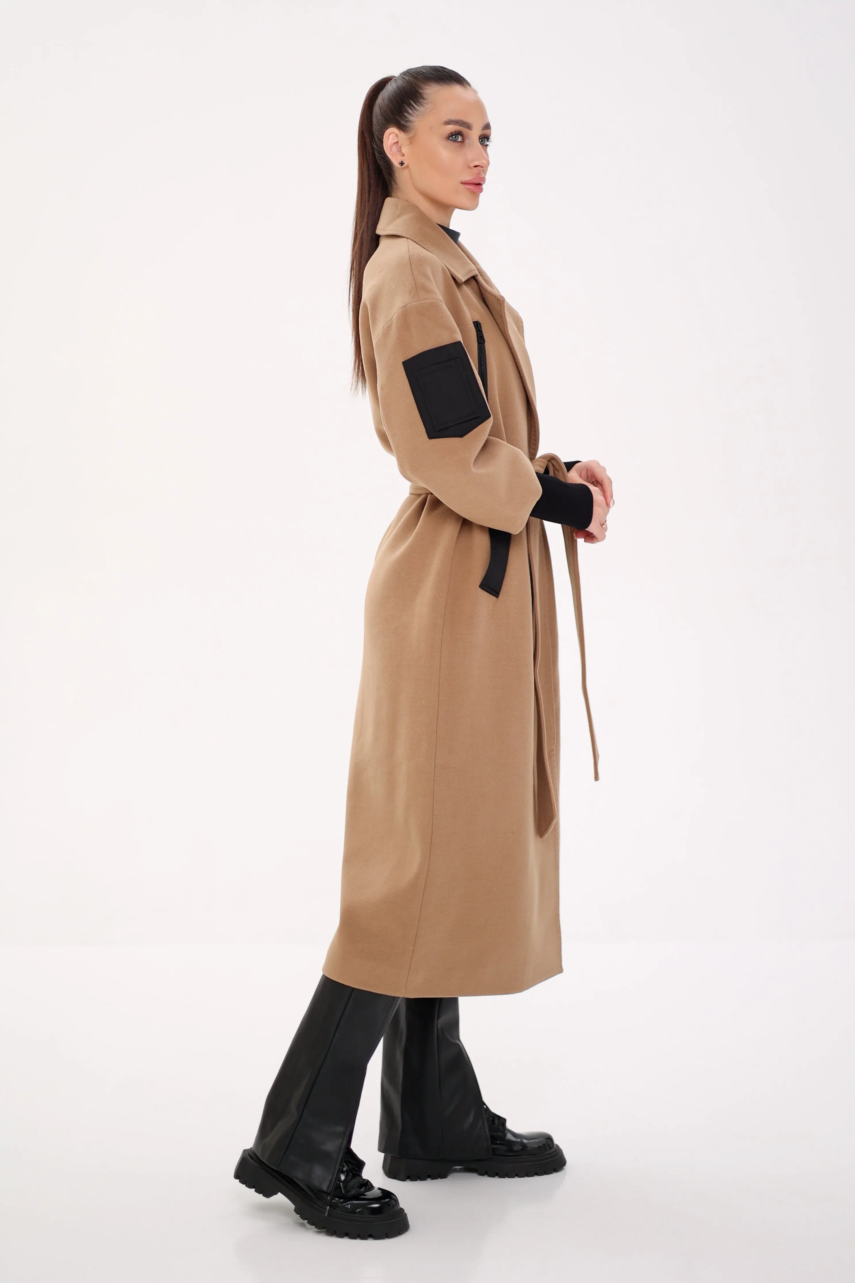 Alexa Wool Blend Overcoat