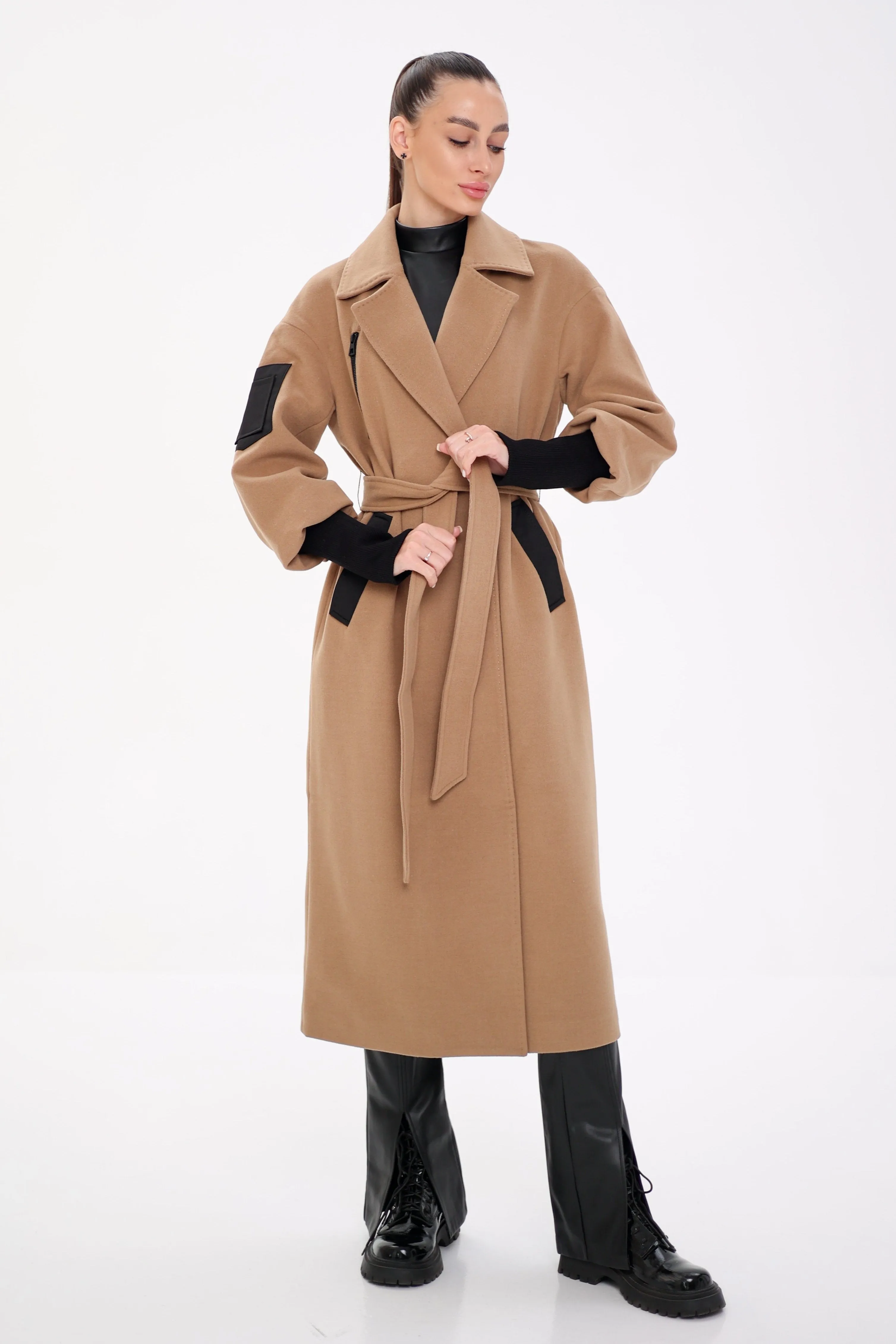 Alexa Wool Blend Overcoat