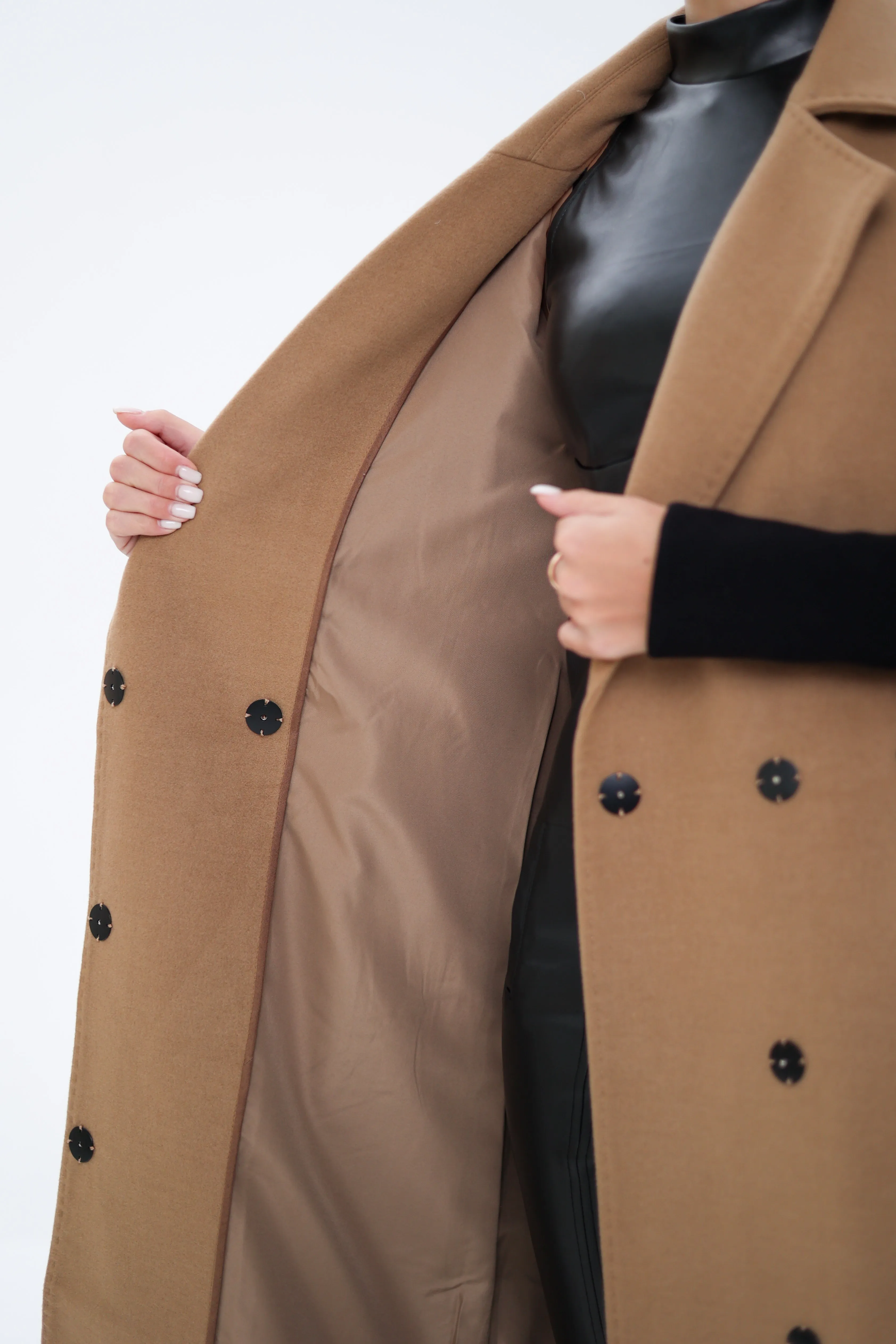 Alexa Wool Blend Overcoat