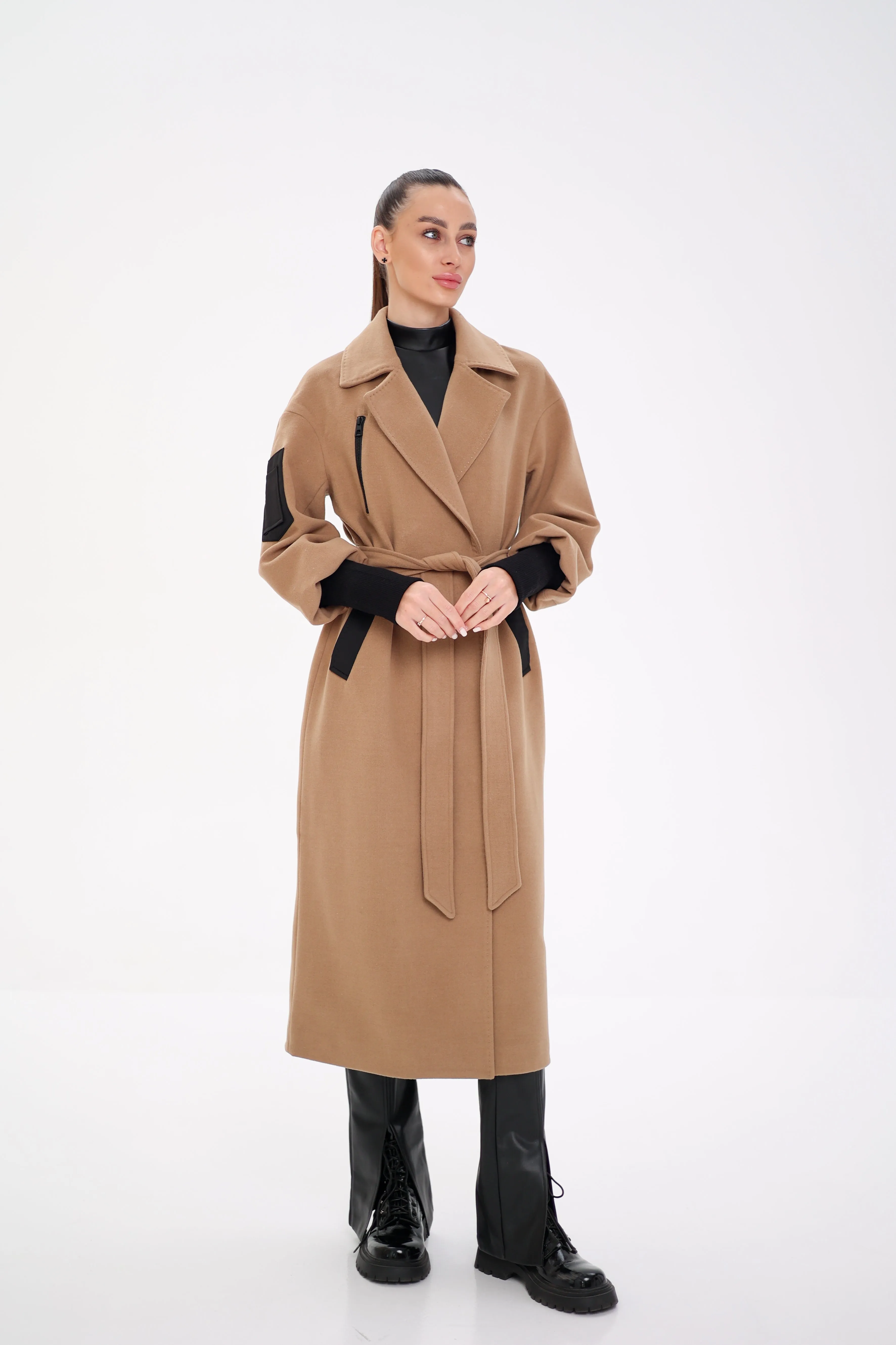 Alexa Wool Blend Overcoat