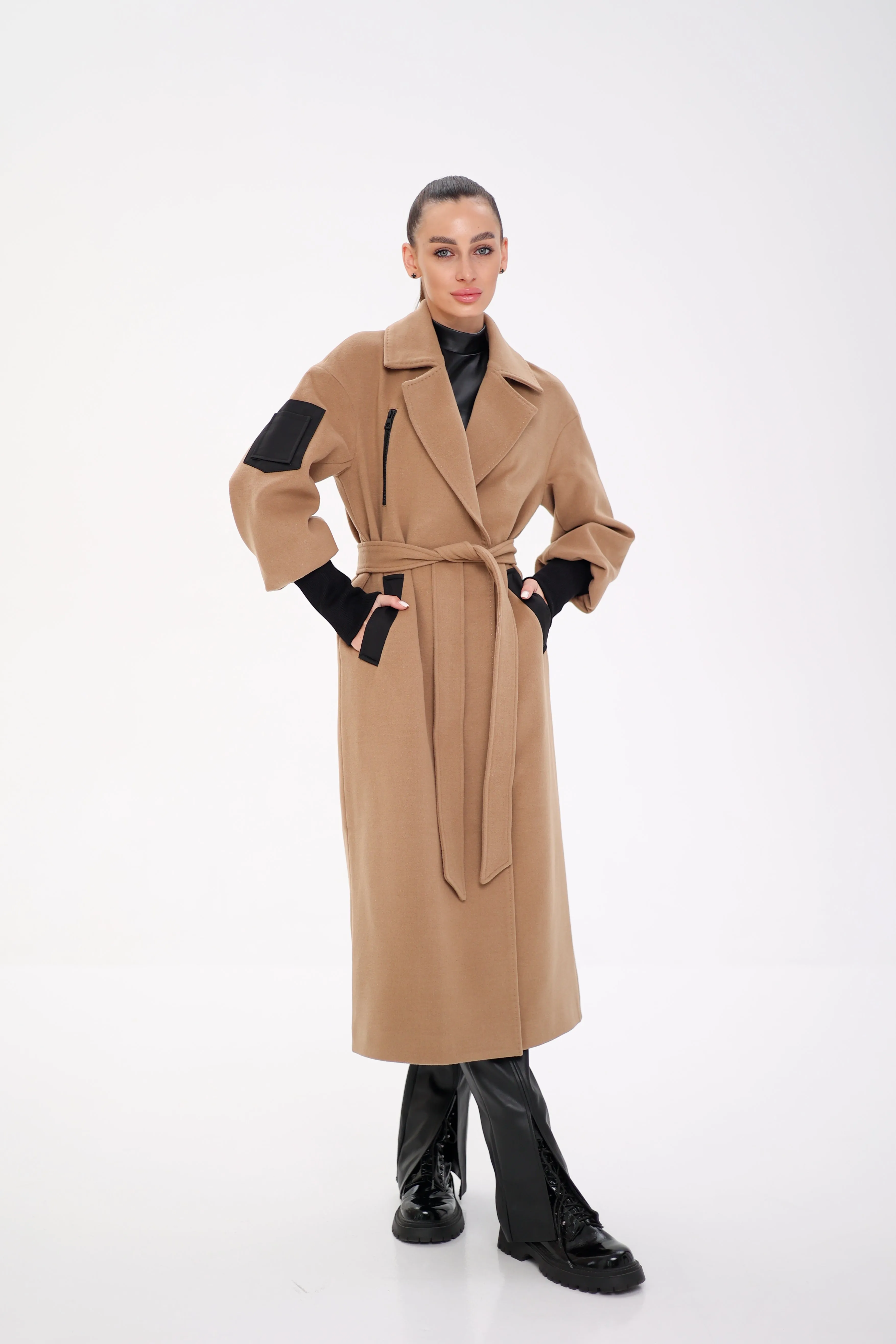 Alexa Wool Blend Overcoat