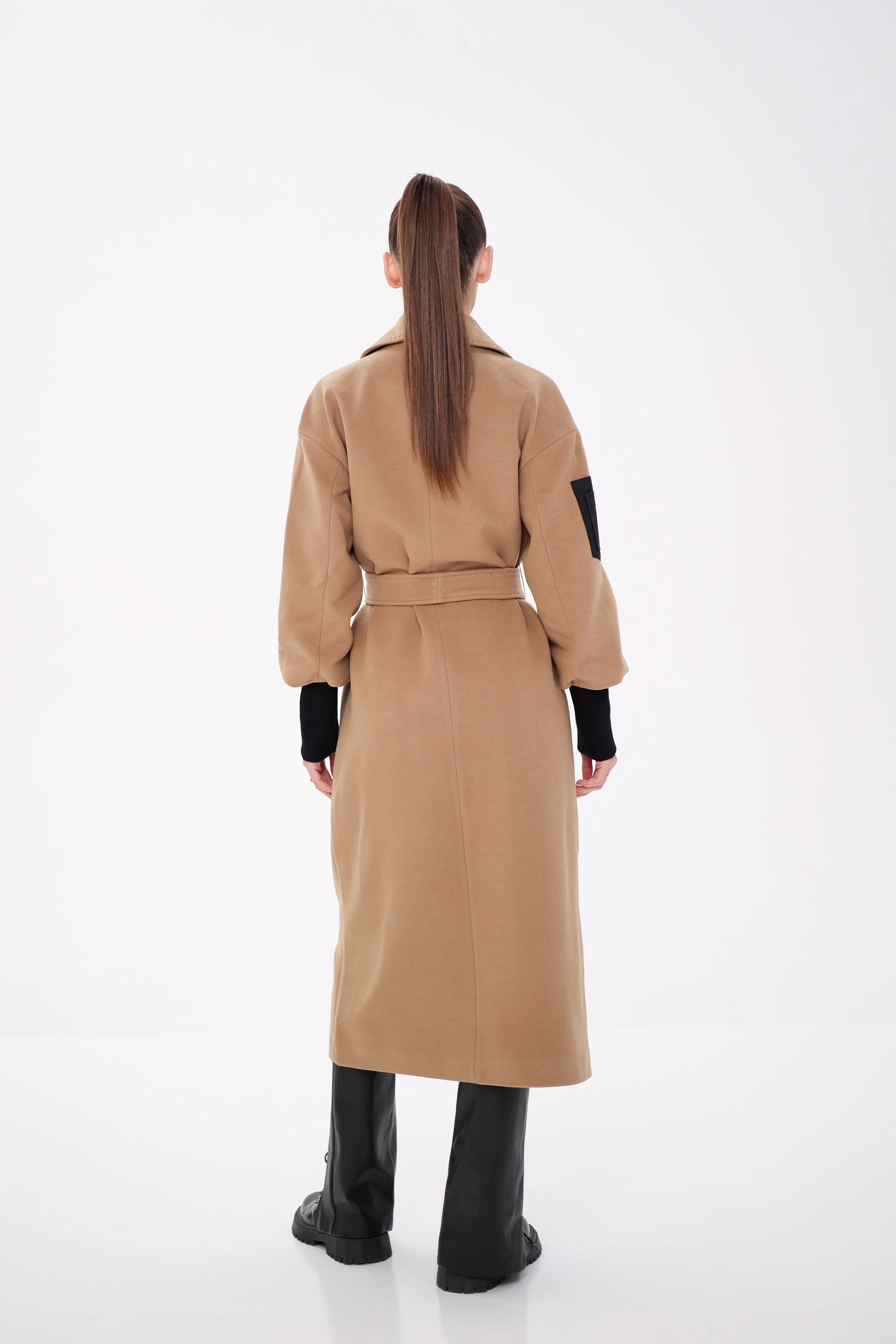 Alexa Wool Blend Overcoat