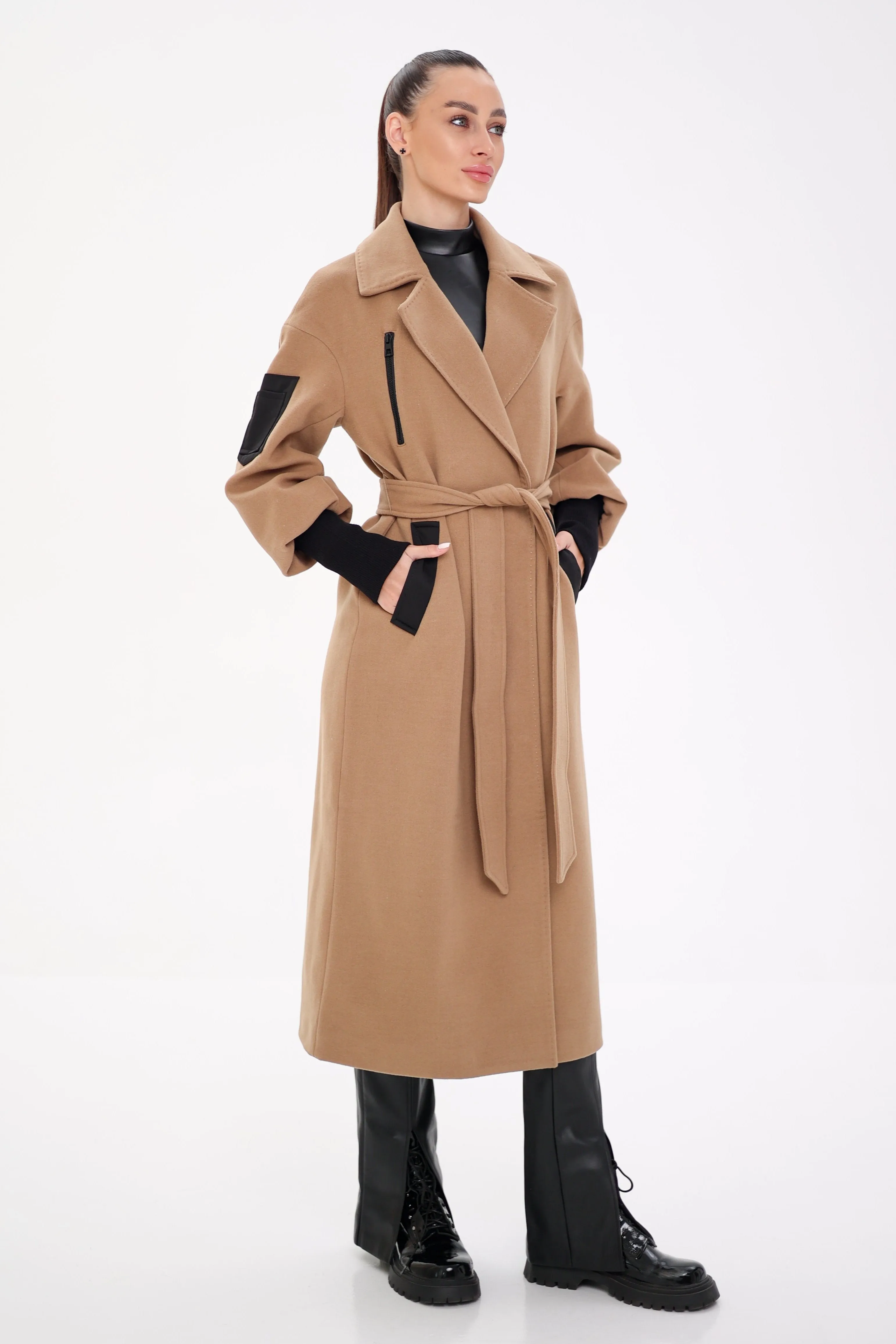 Alexa Wool Blend Overcoat