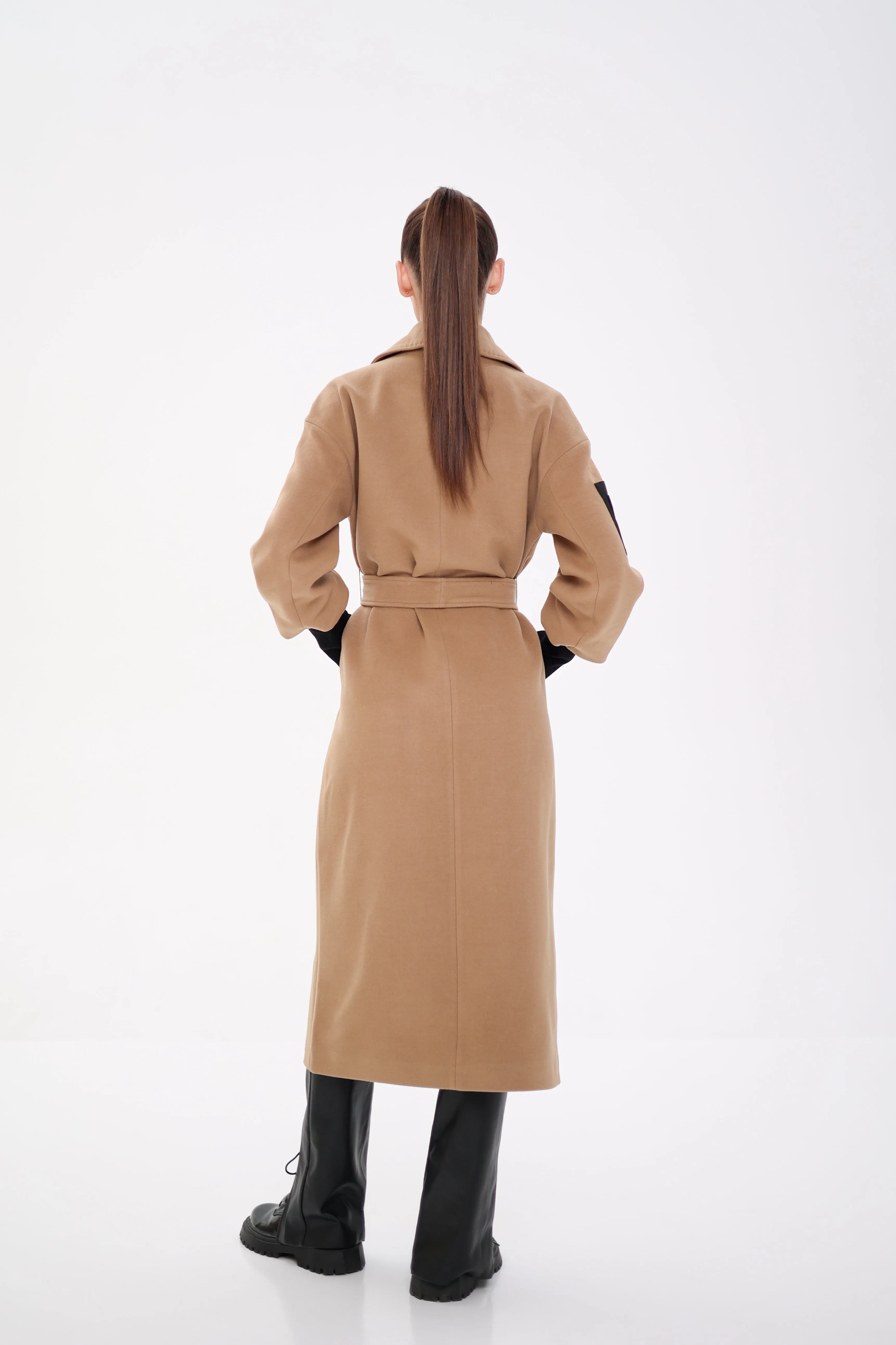 Alexa Wool Blend Overcoat