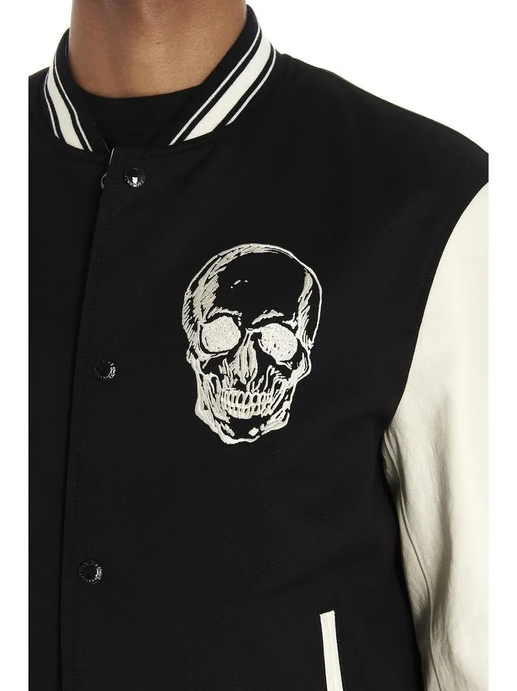 Alexander McQueen Skull Print Bomber Jacket