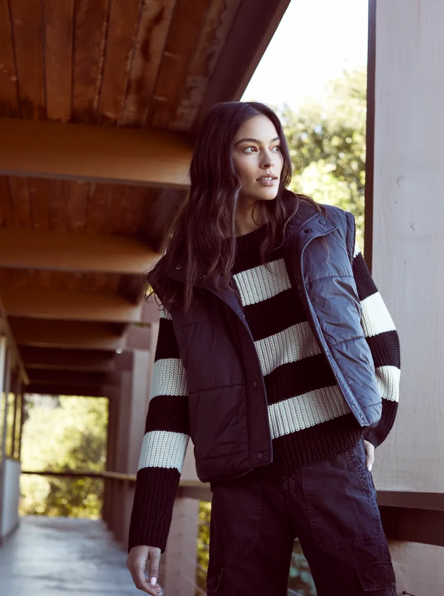 Alicia | Sherpa Puffer Vest