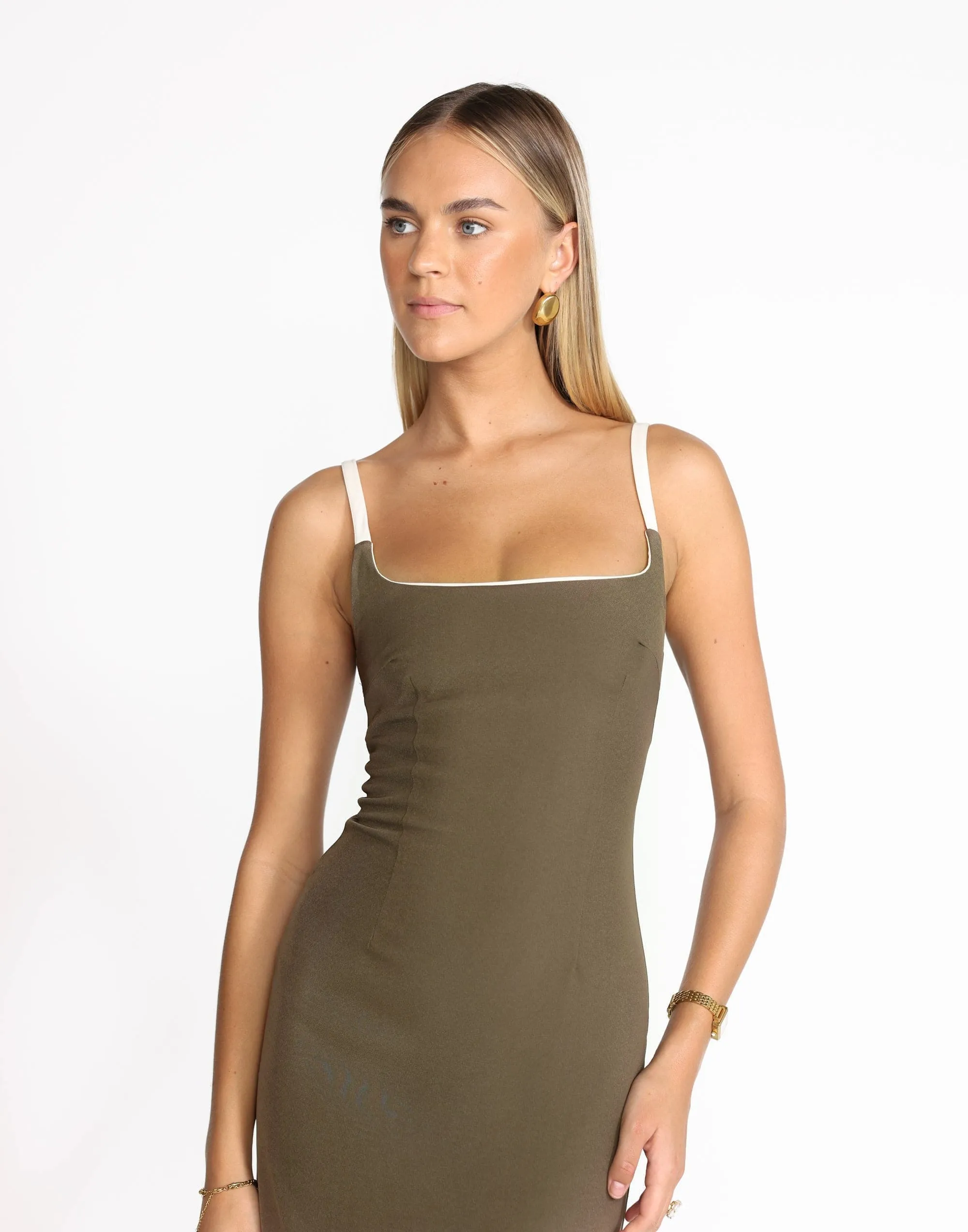 Alistair Maxi Dress (Coffee)