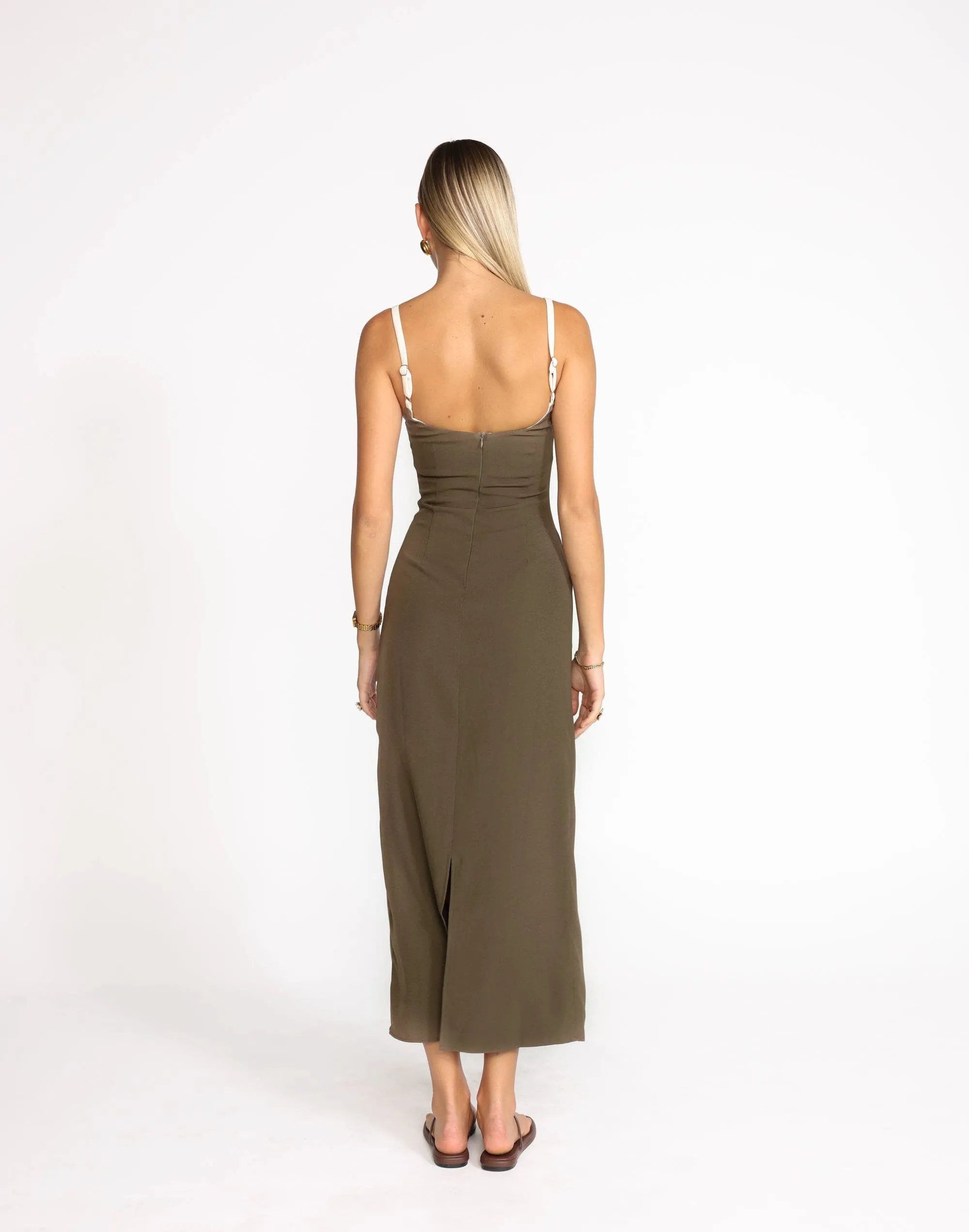 Alistair Maxi Dress (Coffee)