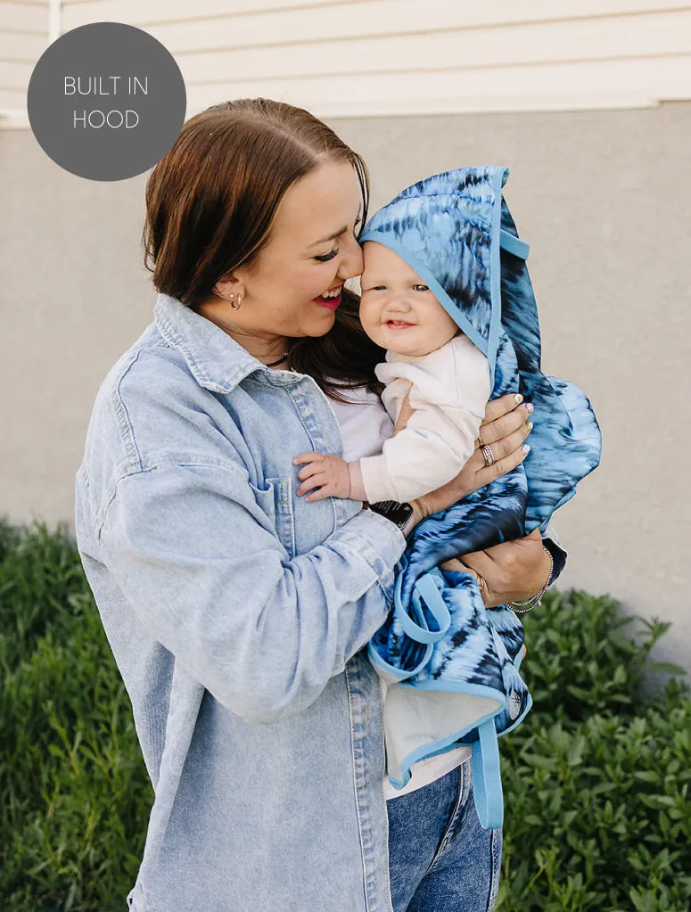 All-Weather Fleece Blanket - Stone Tie Dye