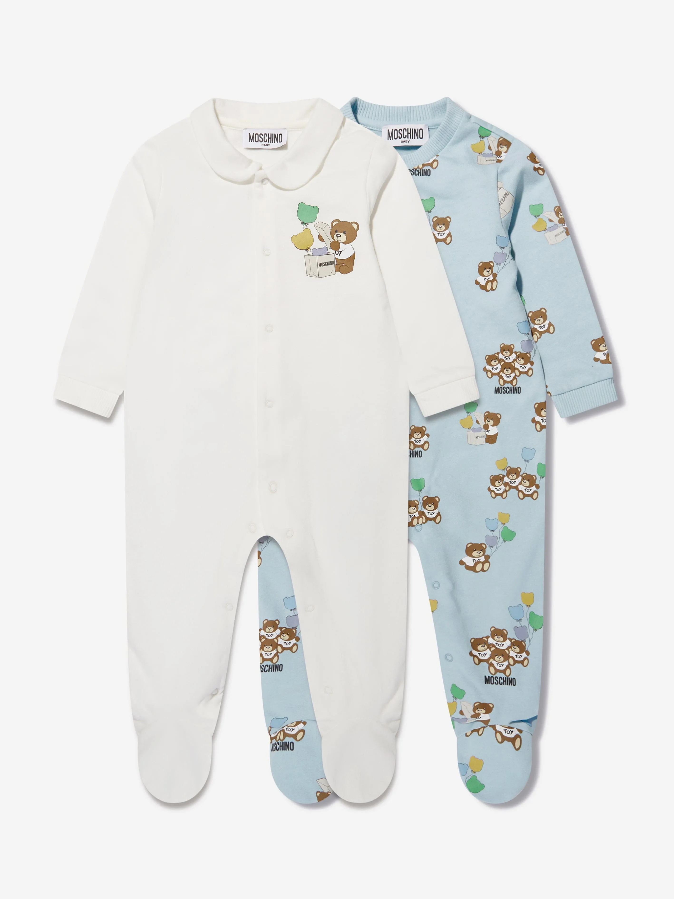 Baby Boys Babygrows Gift Set in Blue