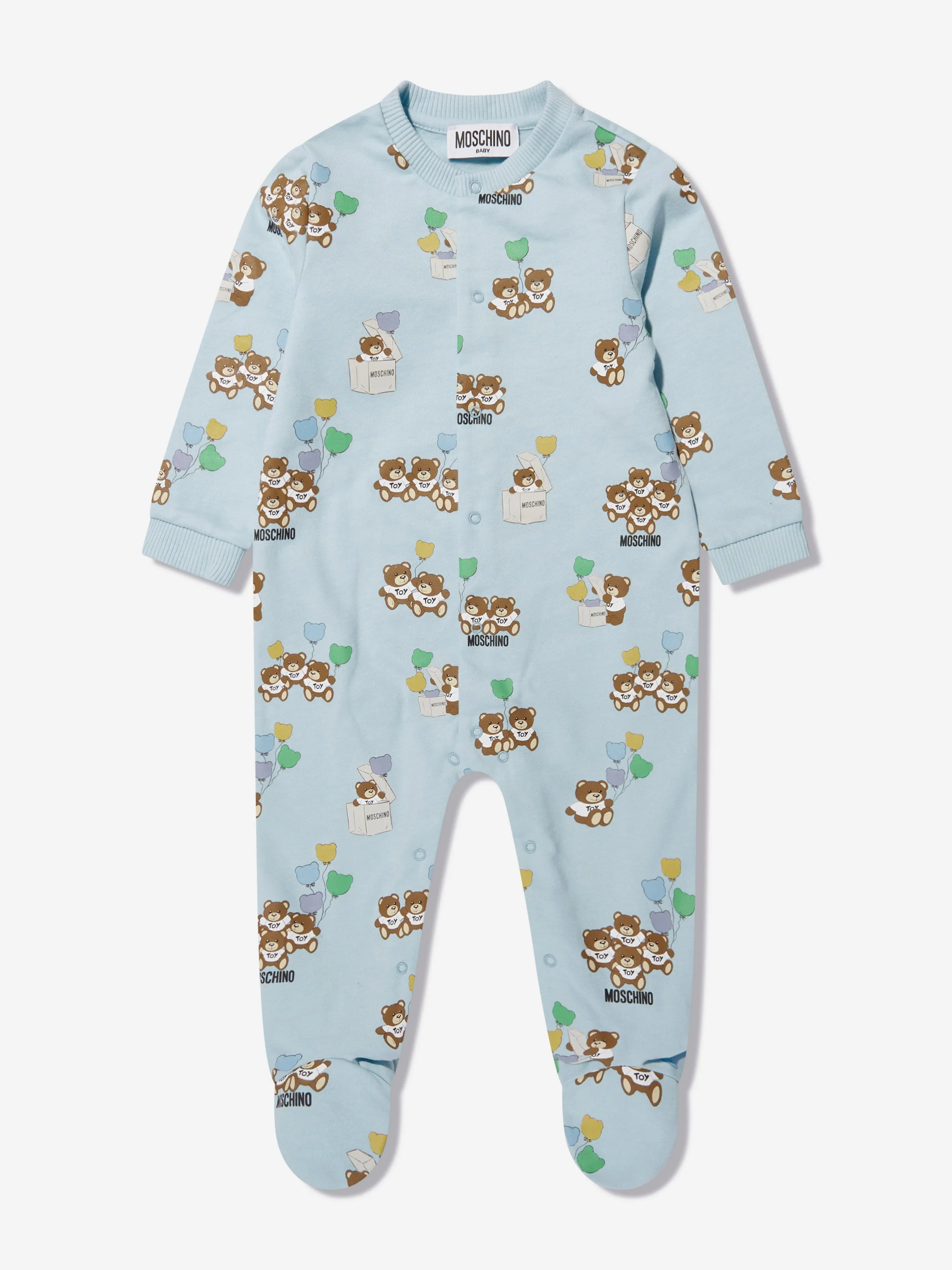 Baby Boys Babygrows Gift Set in Blue