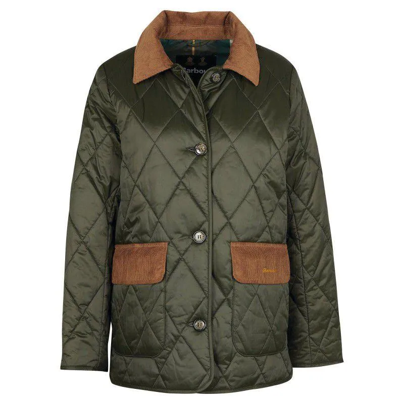 Barbour Bragar Ladies Quilted Jacket - Sage/Ancient