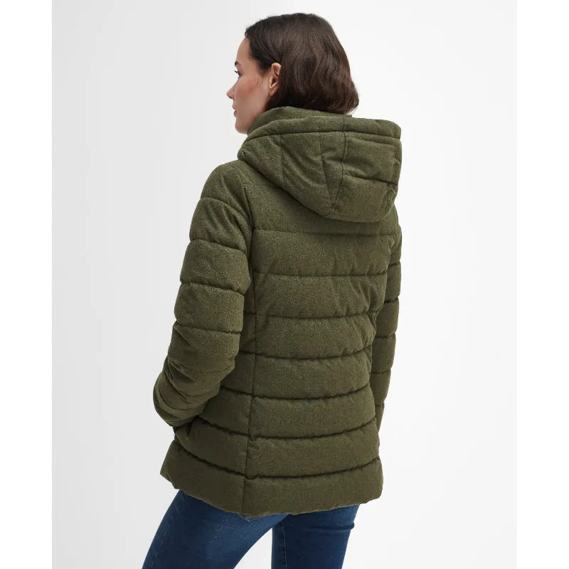 Barbour Camellia Puffer Ladies Jacket - Olive