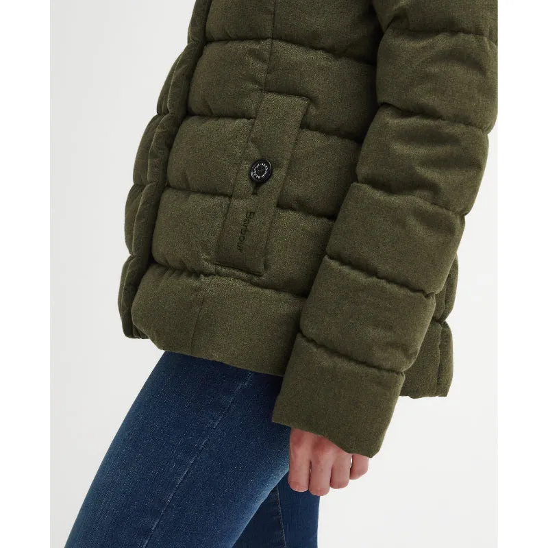 Barbour Camellia Puffer Ladies Jacket - Olive