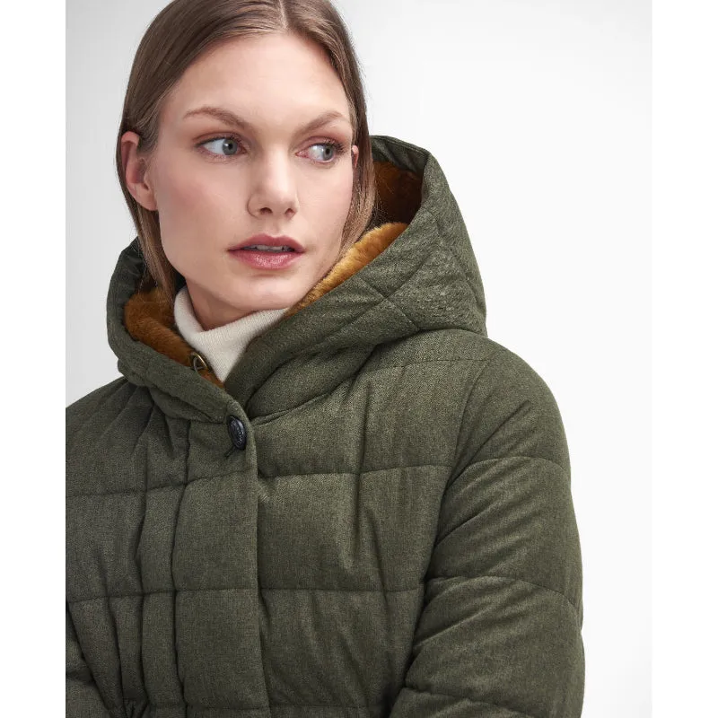 Barbour Clarence Puffer Ladies Jacket - Olive