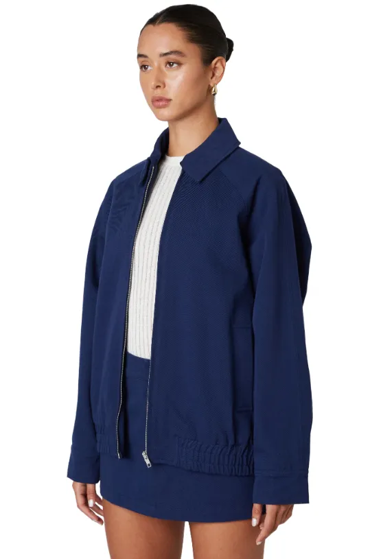 Beau Bomber Jacket Marine