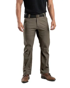 Berne Apparel Mens Highland Flex Ripstop Straight Putty Cotton Blend Work Pants