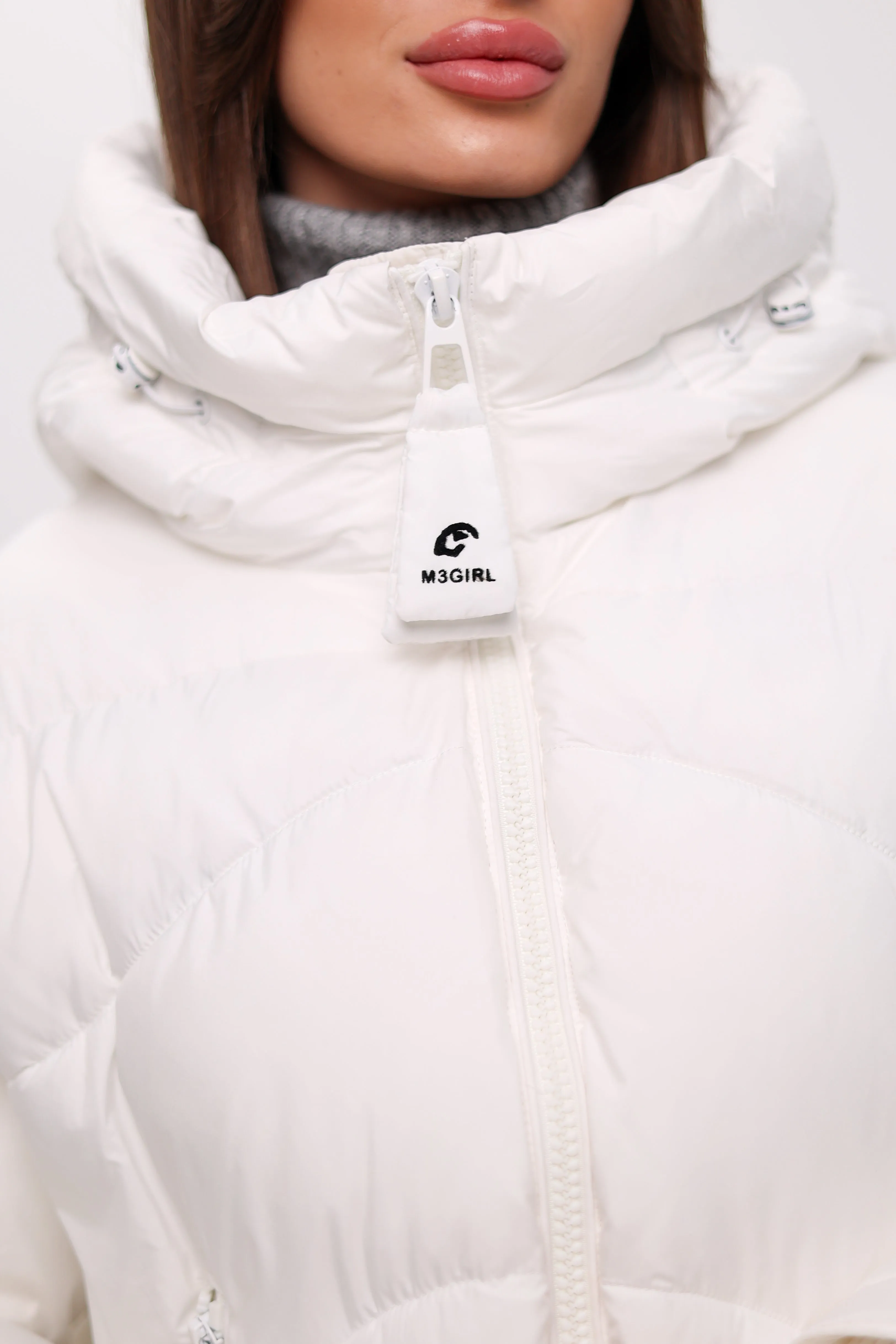 Bio Down Puffer Jacket in White