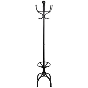 Black Coat & Hat Stand