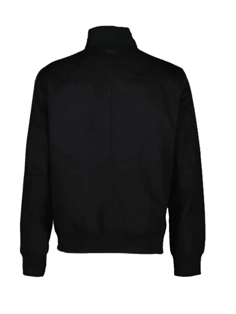 Black Wool Bomber Jacket