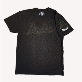 Boston Scally The Black Rose Tee T-Shirt - Black