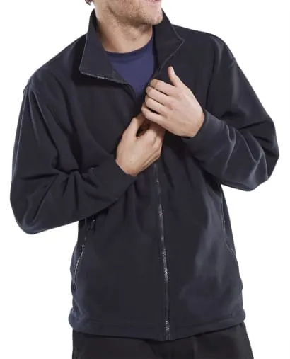 Budget Fleece Work Jacket 280Gm Beeswift Workwear basic fleece - Flj