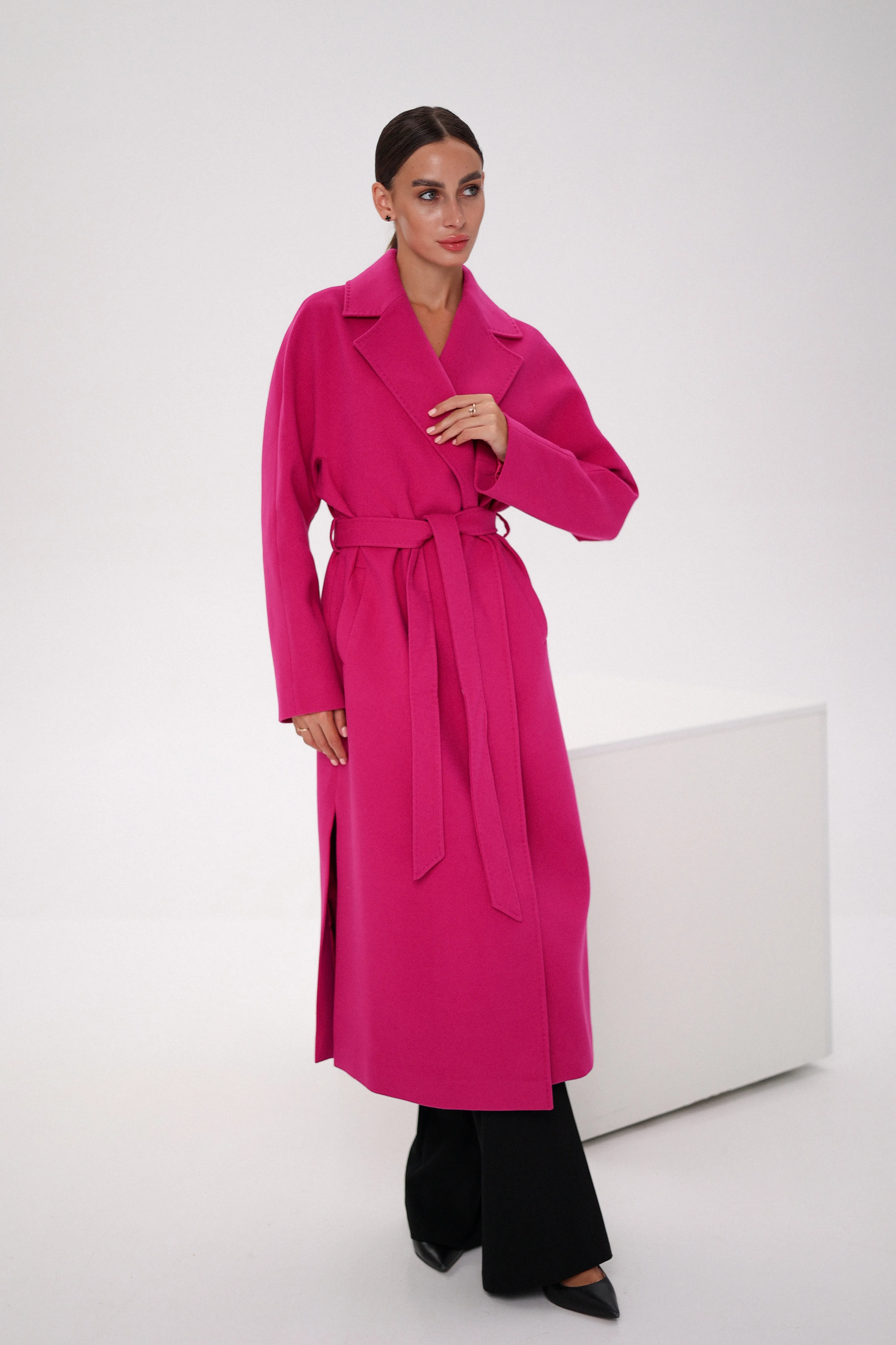 Cambridge Comfort Wraparound Wool Cashmere Coat