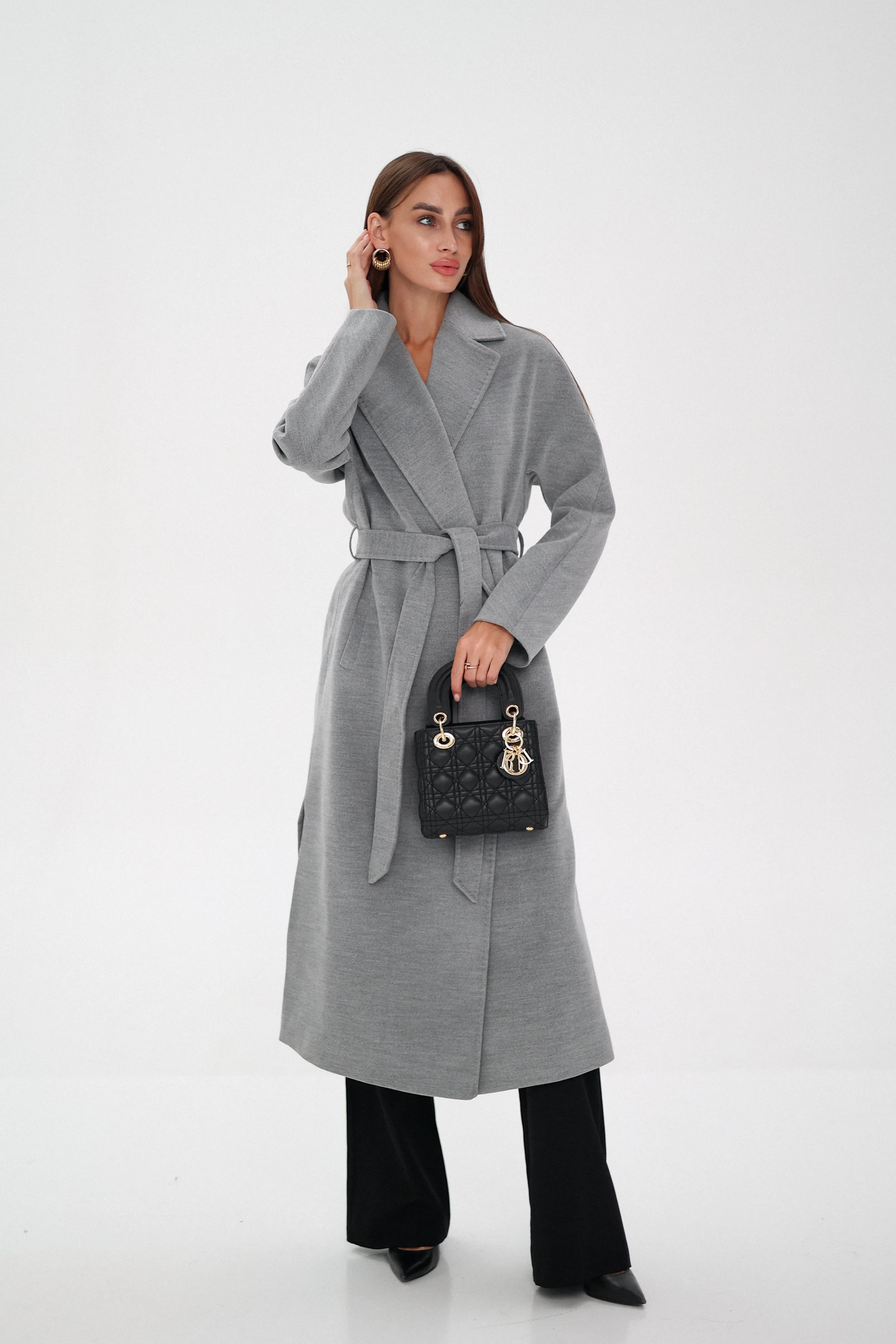 Cambridge Comfort Wraparound Wool Cashmere Coat