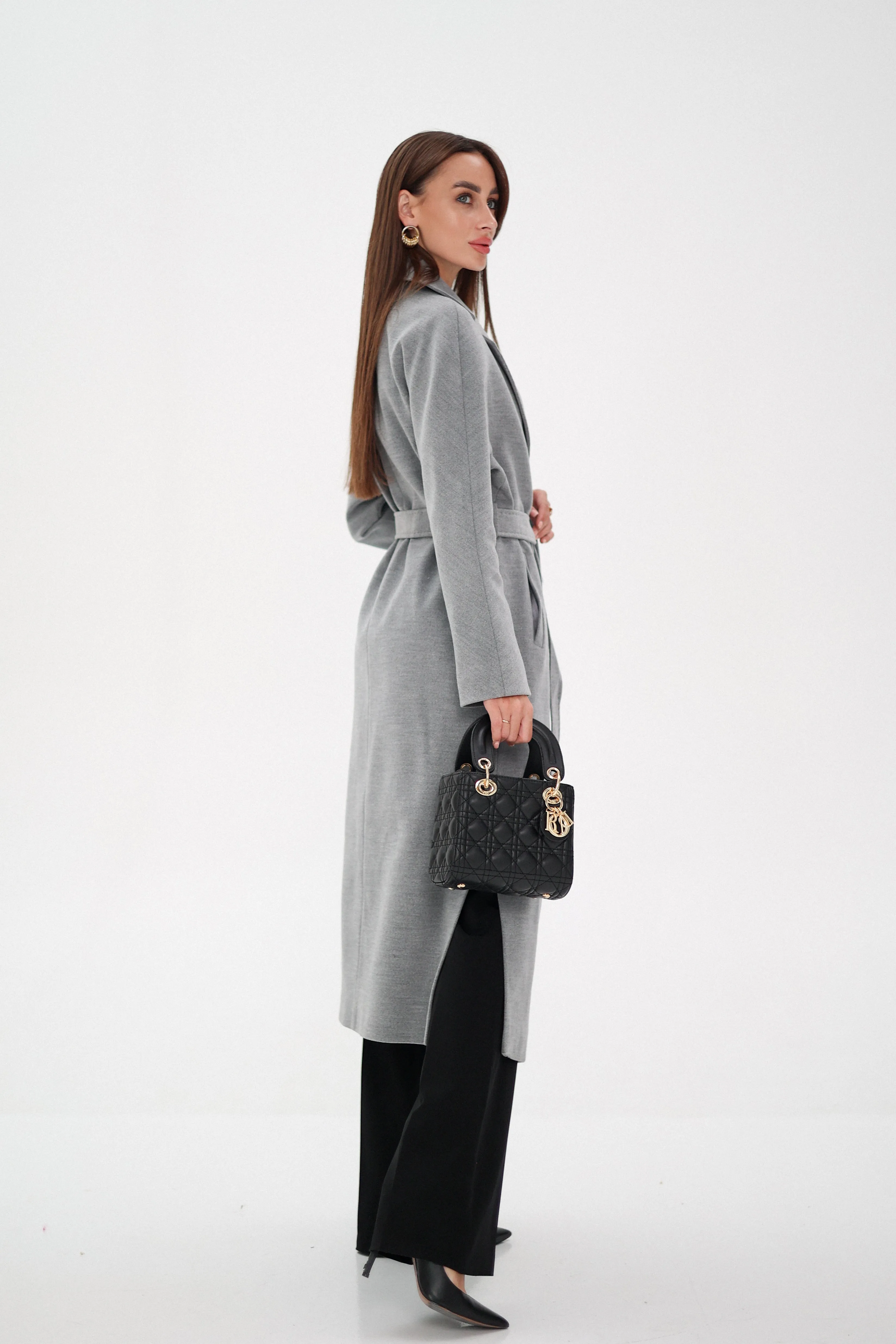 Cambridge Comfort Wraparound Wool Cashmere Coat