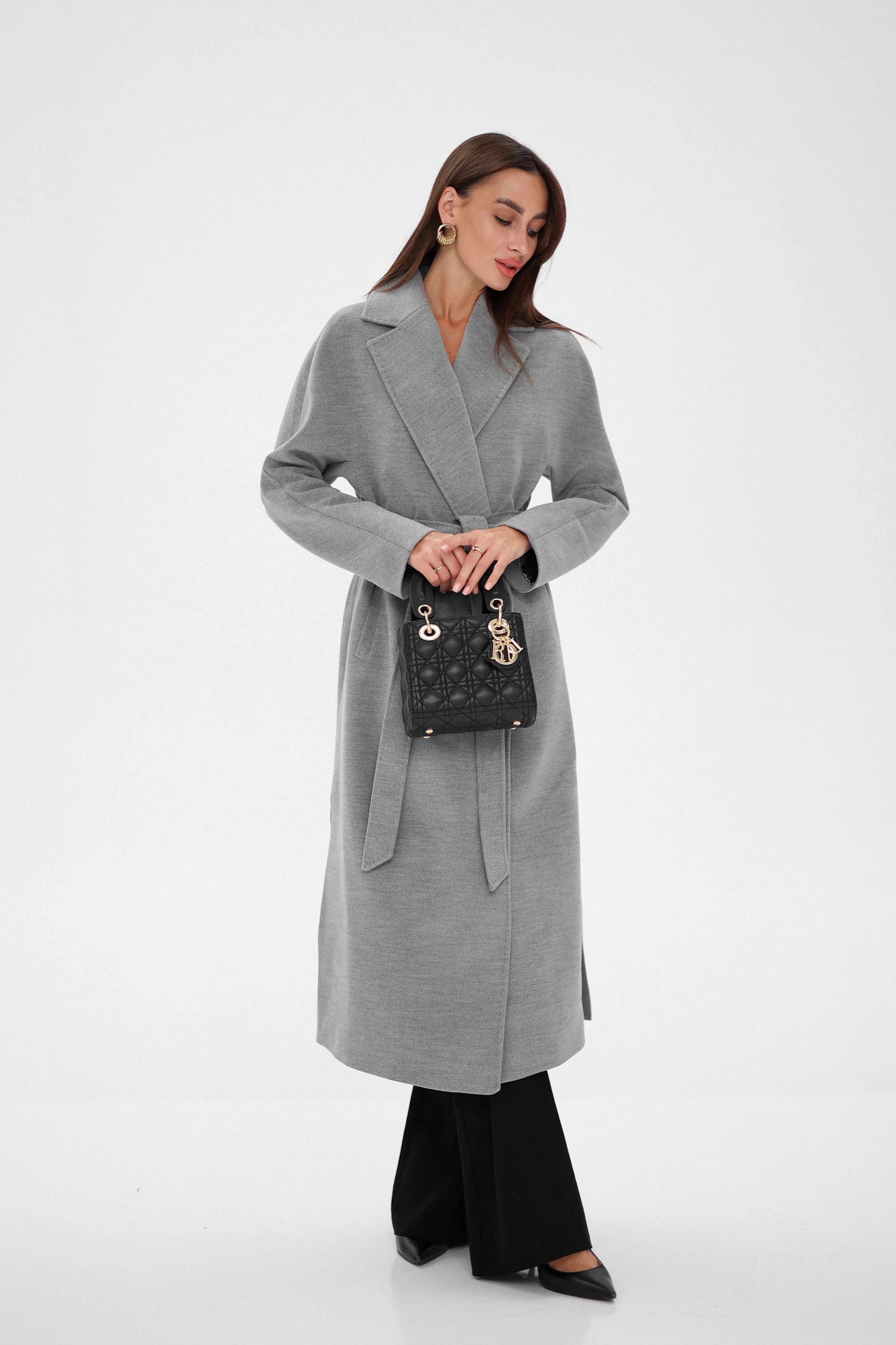 Cambridge Comfort Wraparound Wool Cashmere Coat