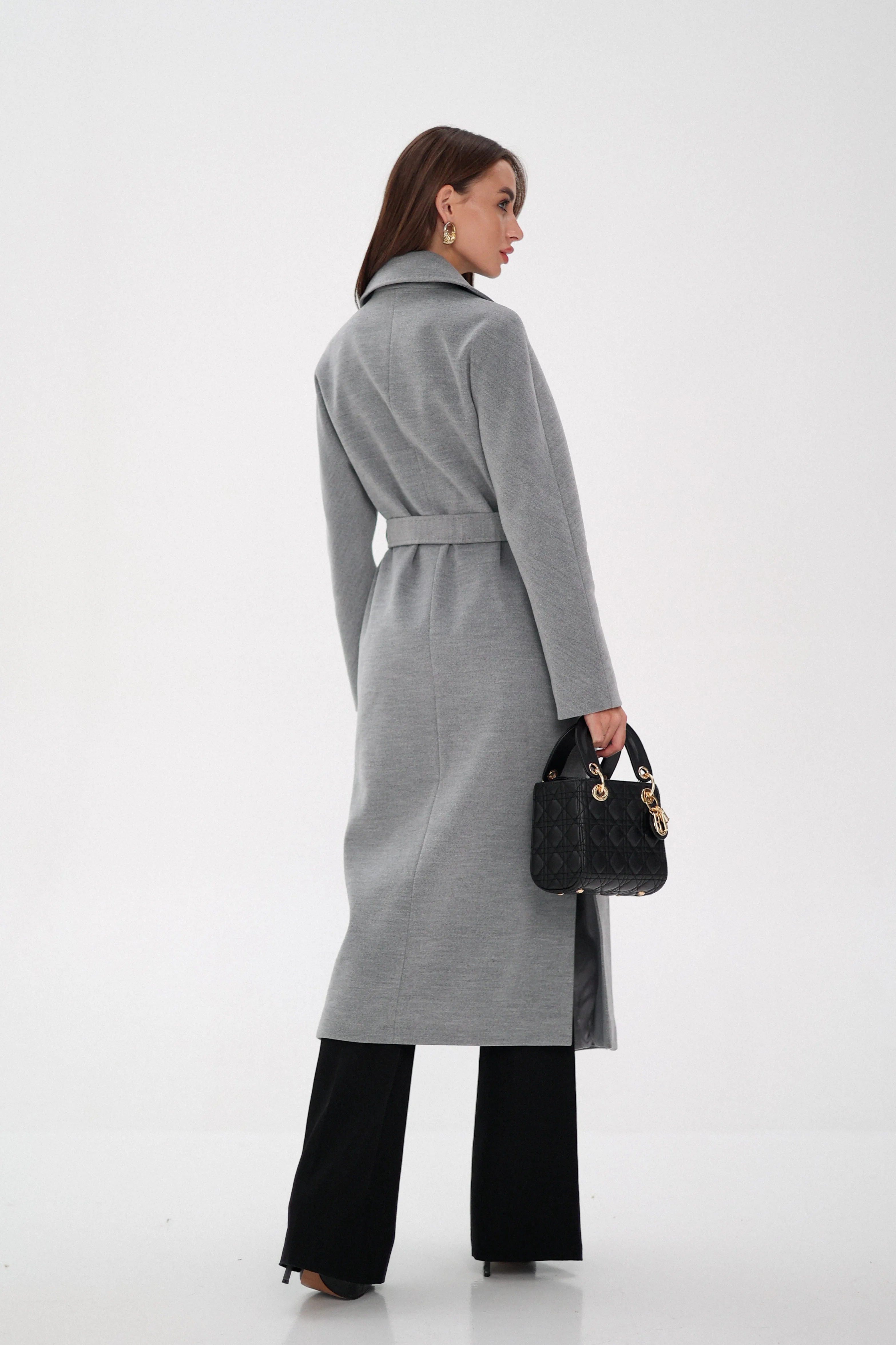 Cambridge Comfort Wraparound Wool Cashmere Coat