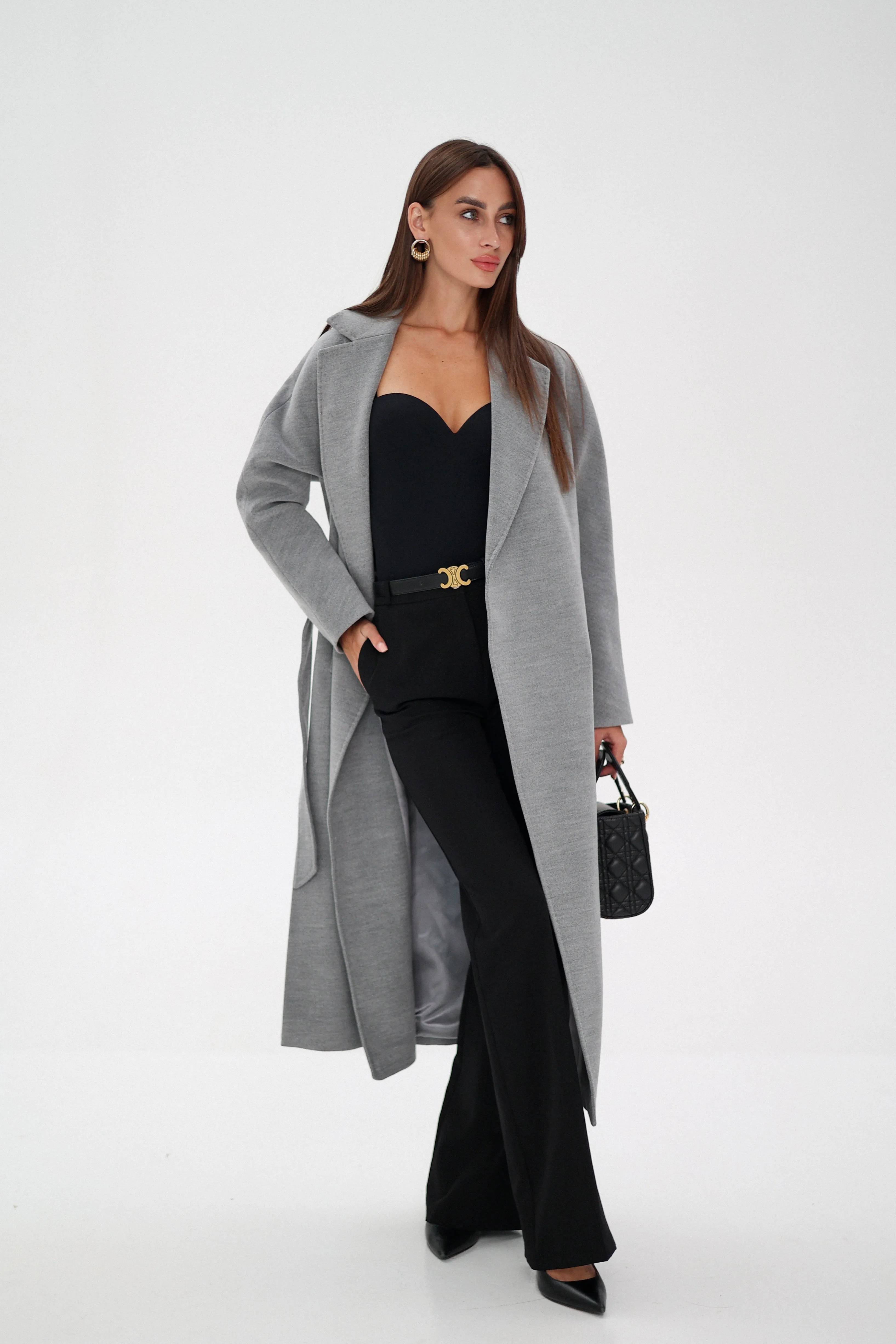 Cambridge Comfort Wraparound Wool Cashmere Coat