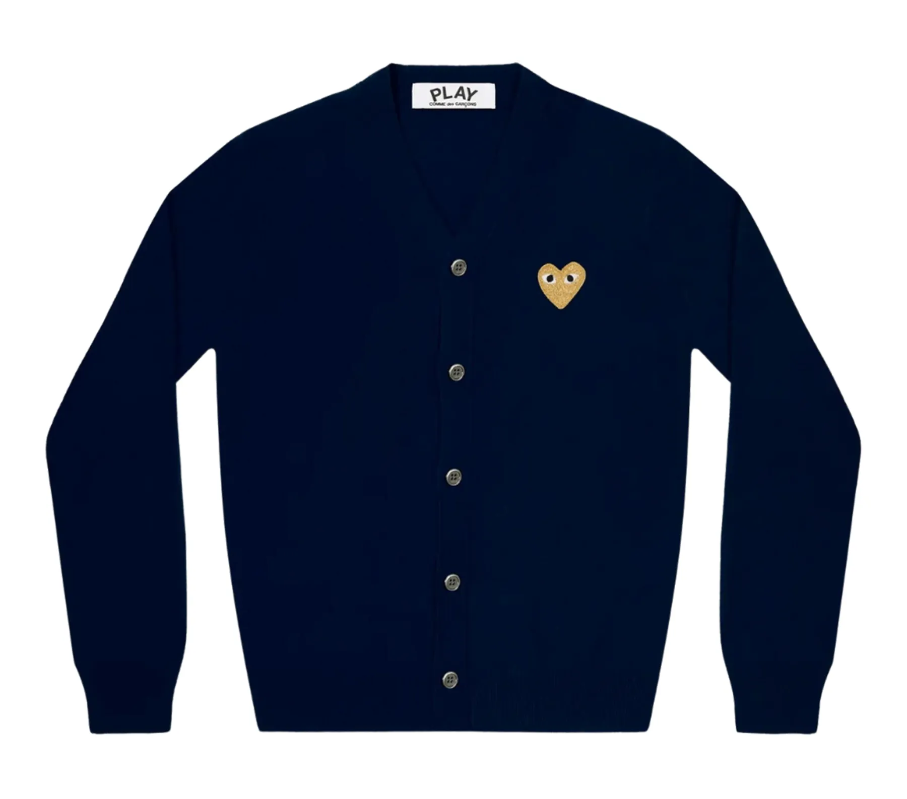 Cardigan With Gold Heart Men