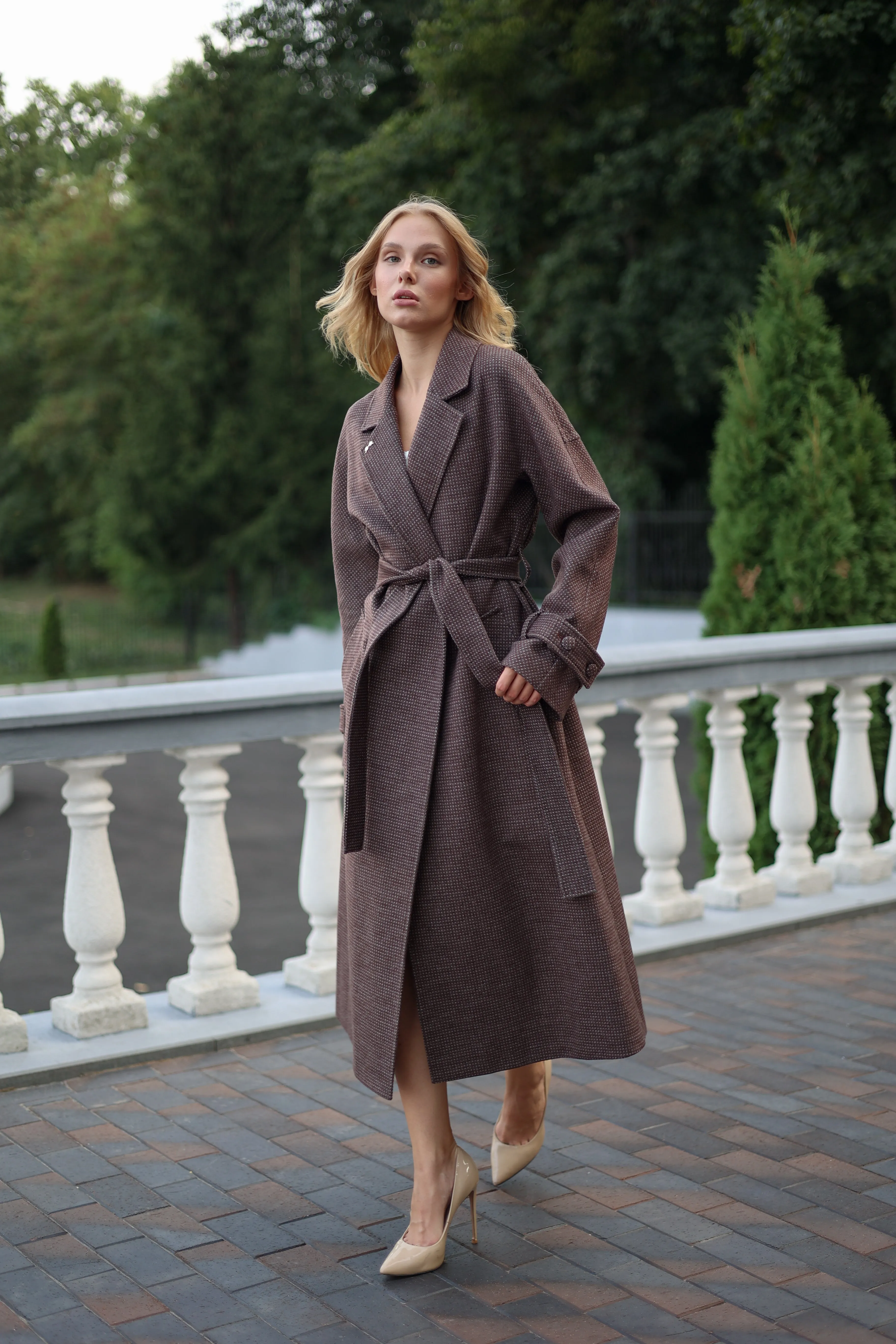 Classic Alpaca Wool Blend Coat