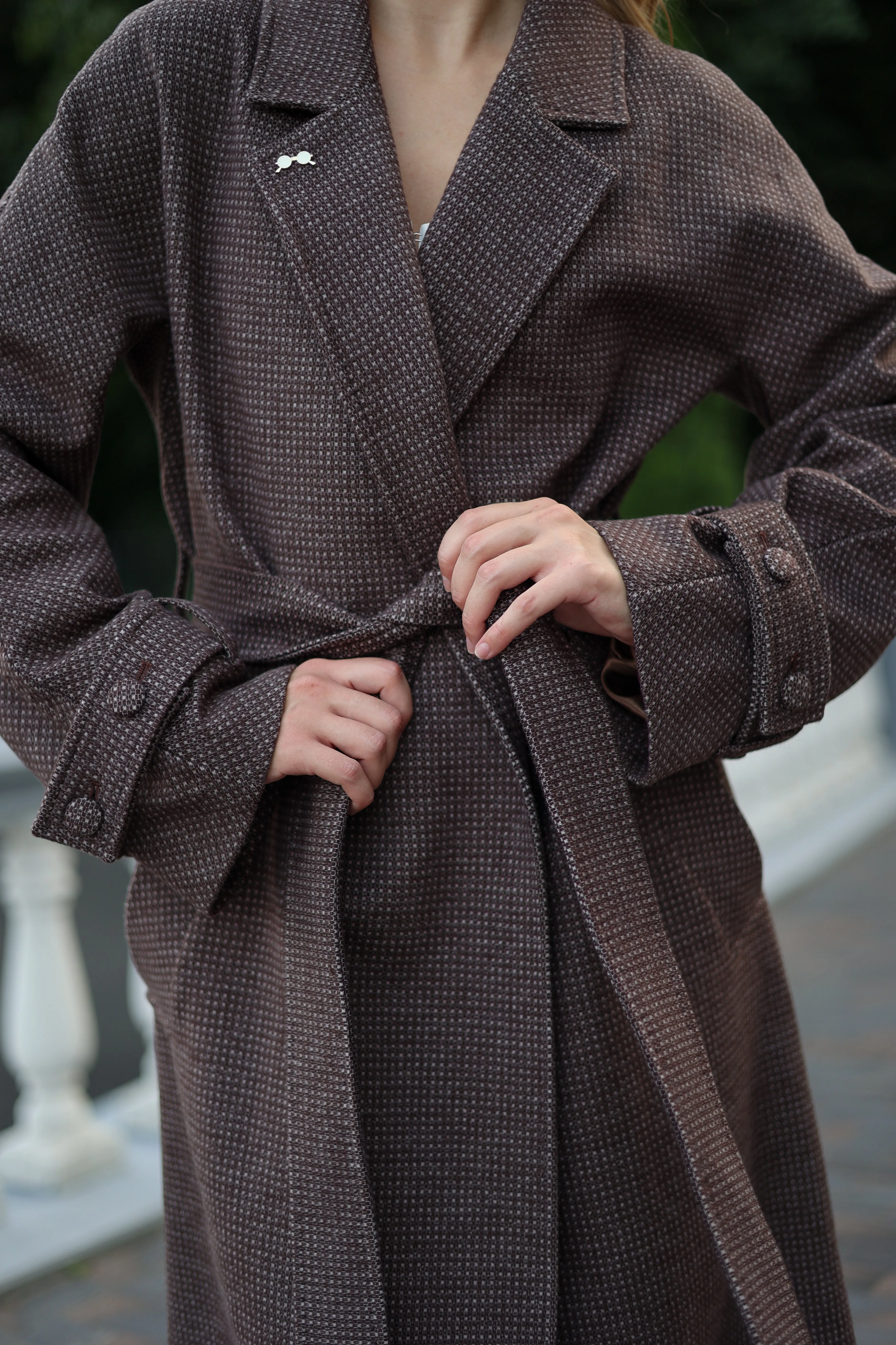 Classic Alpaca Wool Blend Coat