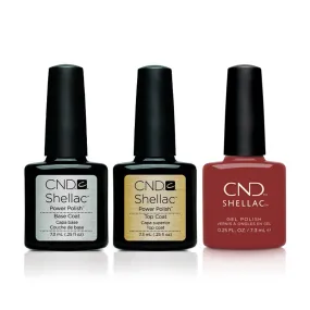 CND - Shellac Combo - Base, Top & Books & Beaujolais