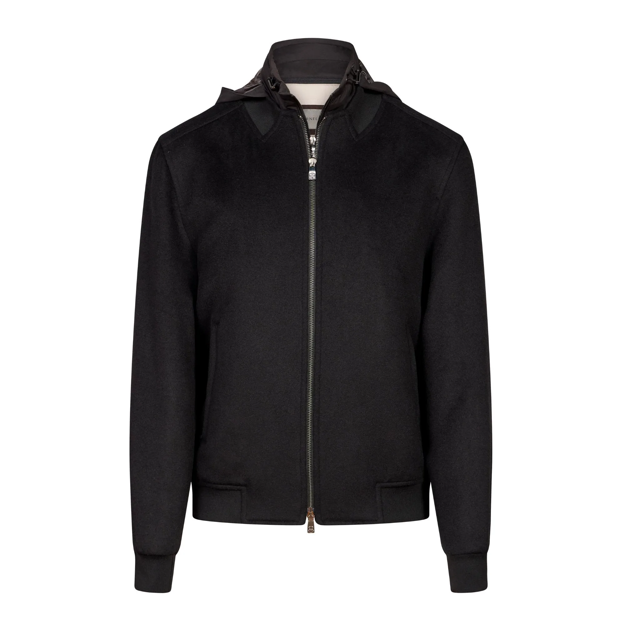 CORNELIANI Wool Bomber Jacket BLACK REG