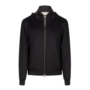 CORNELIANI Wool Bomber Jacket BLACK REG