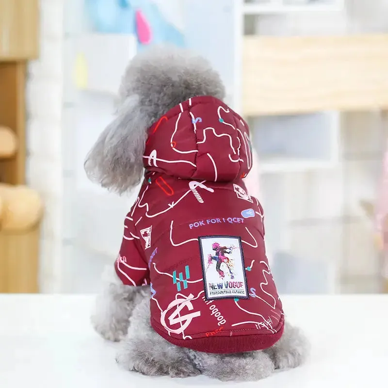 Cotton Padded Dog Pet Coat