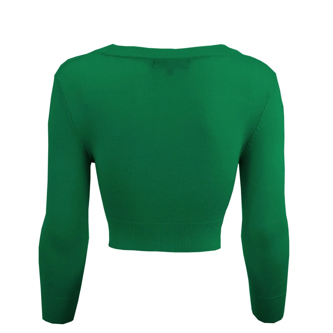 Cropped Cardigan - Kelly Green