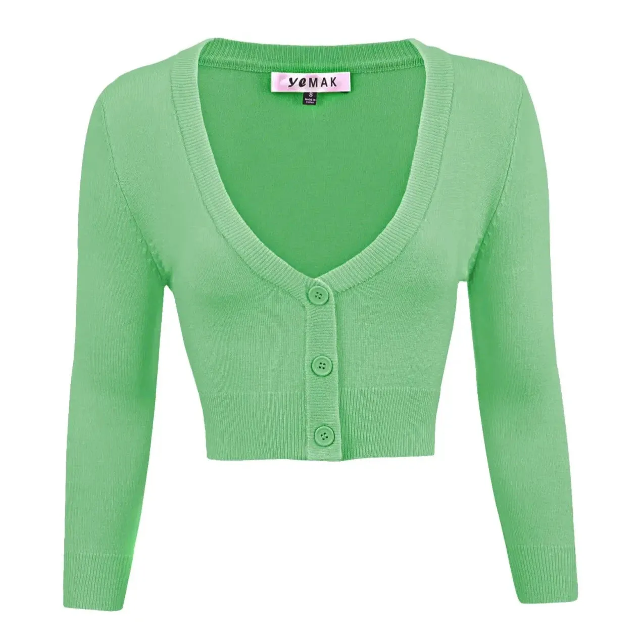 Cropped Cardigan - Mint