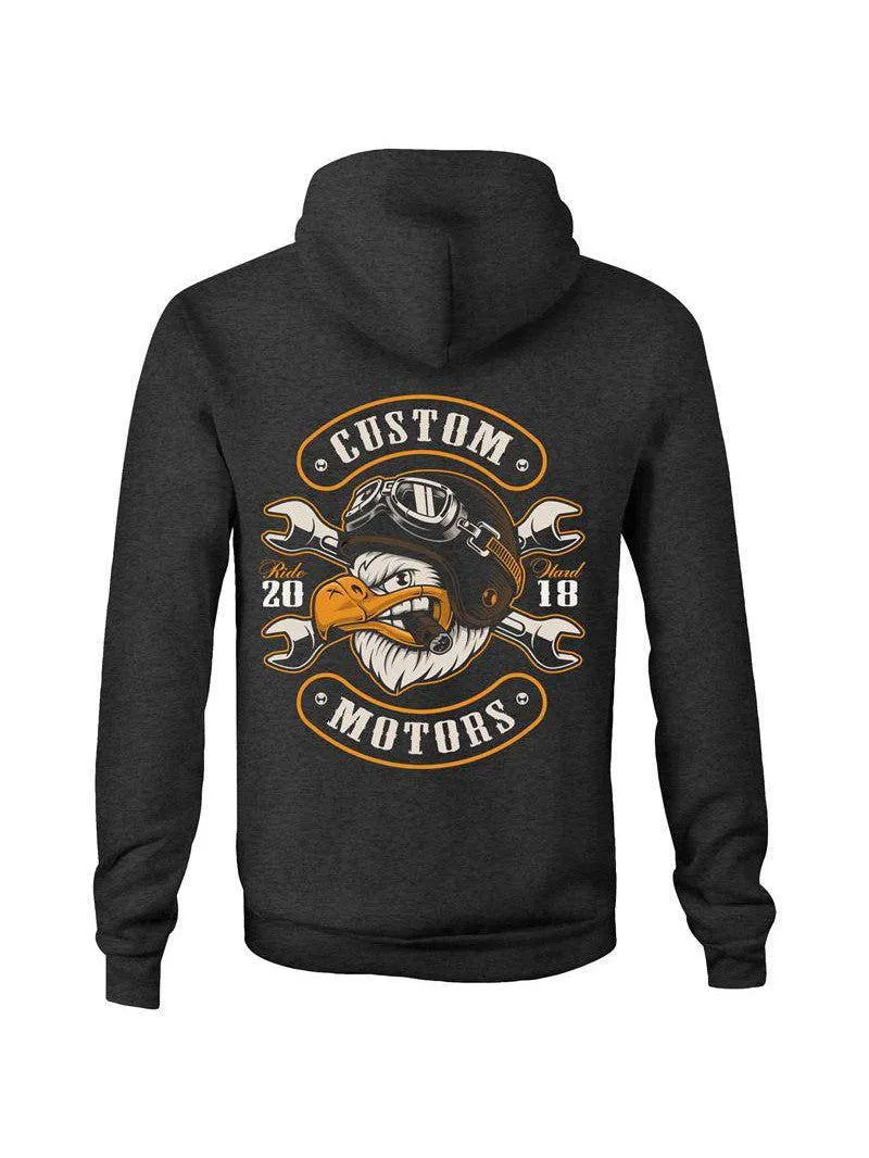 CUSTOM MOTORS - UNISEX FLEECY HOODIE