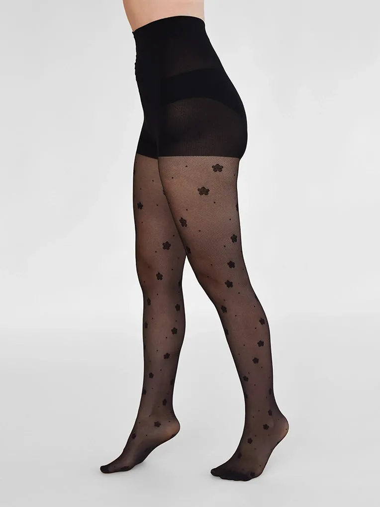 Daisy & Dot Pattern Tights