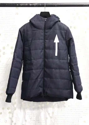 Denim Puffer Jacket Navy