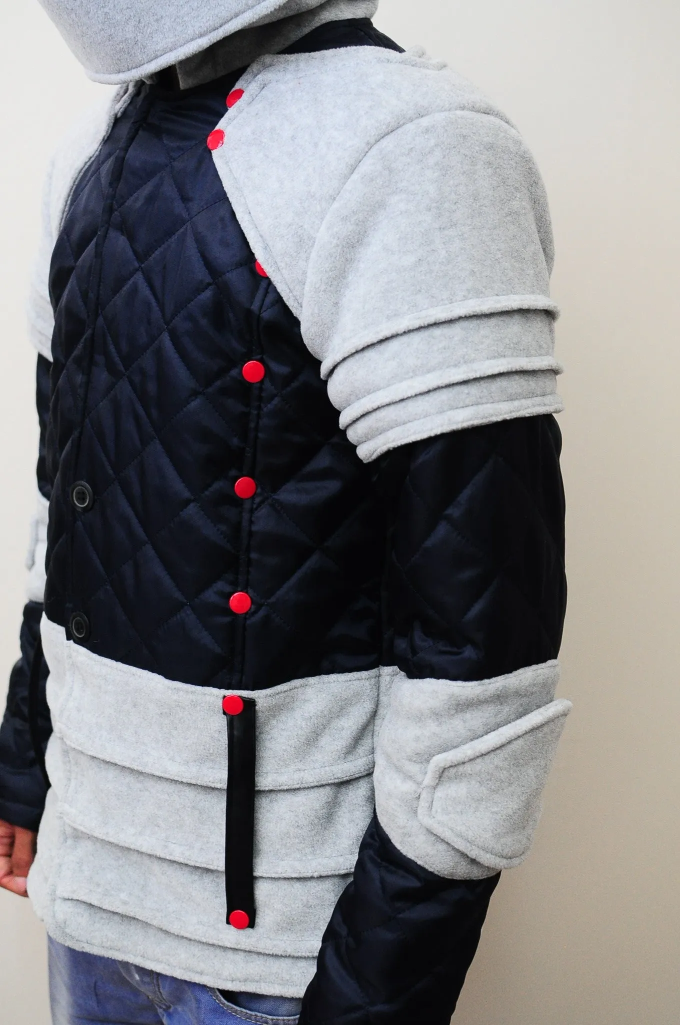 Duncan Armored Knight Hoodie Sweatshirt Polar Fleece Assassin's Creed JACKET